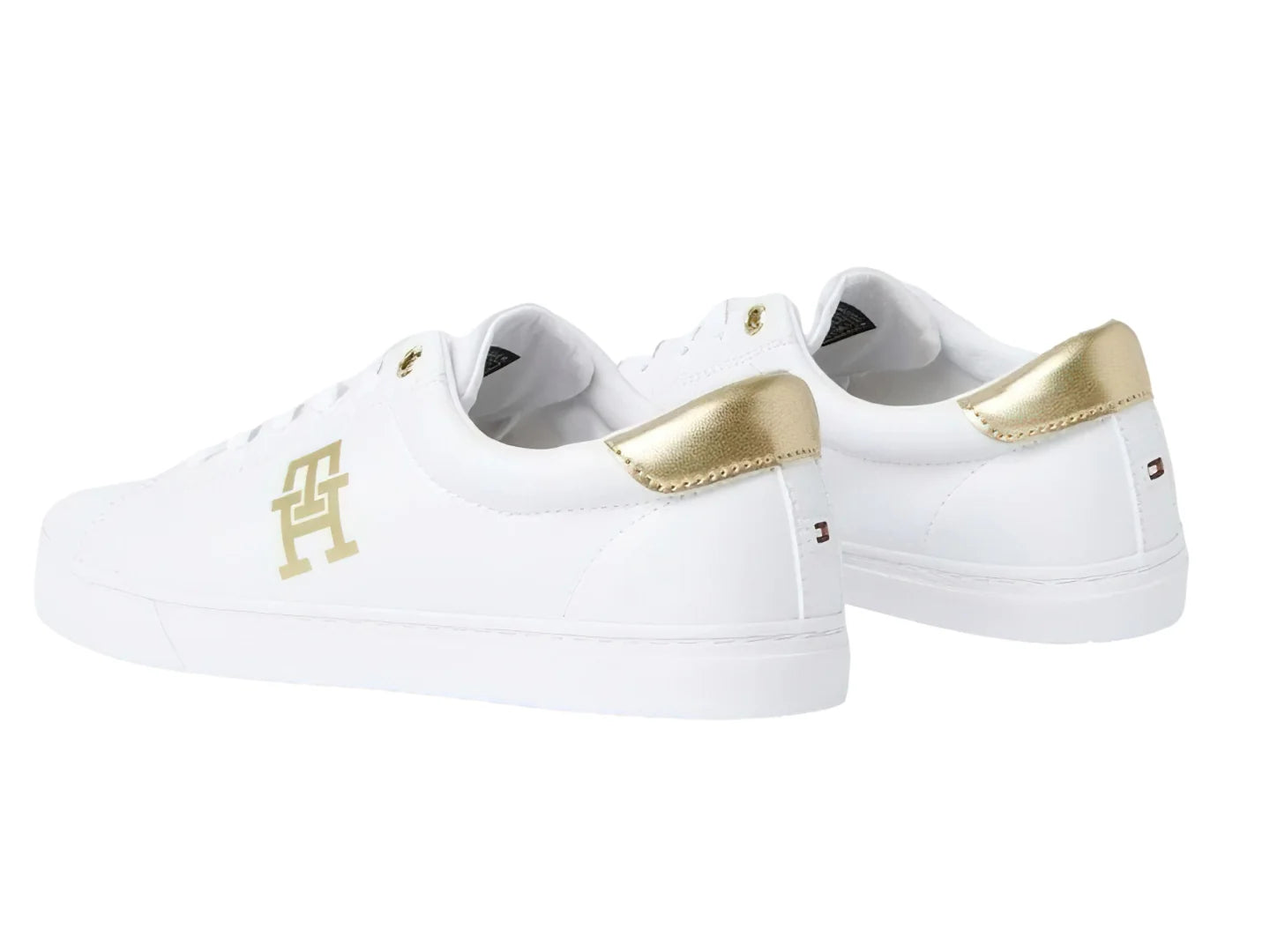 Tenis Tommy Hilfiger Gold Crest Blanco para Mujer