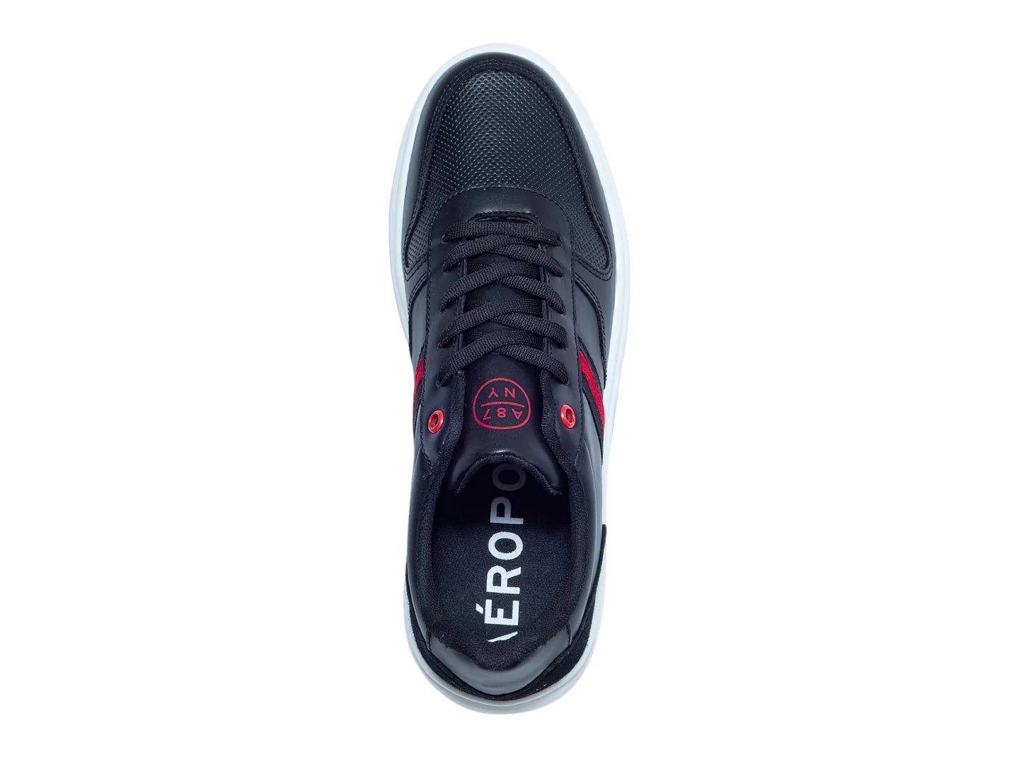 Tenis Aeropostale Maurice Negro con Rojo para Hombre