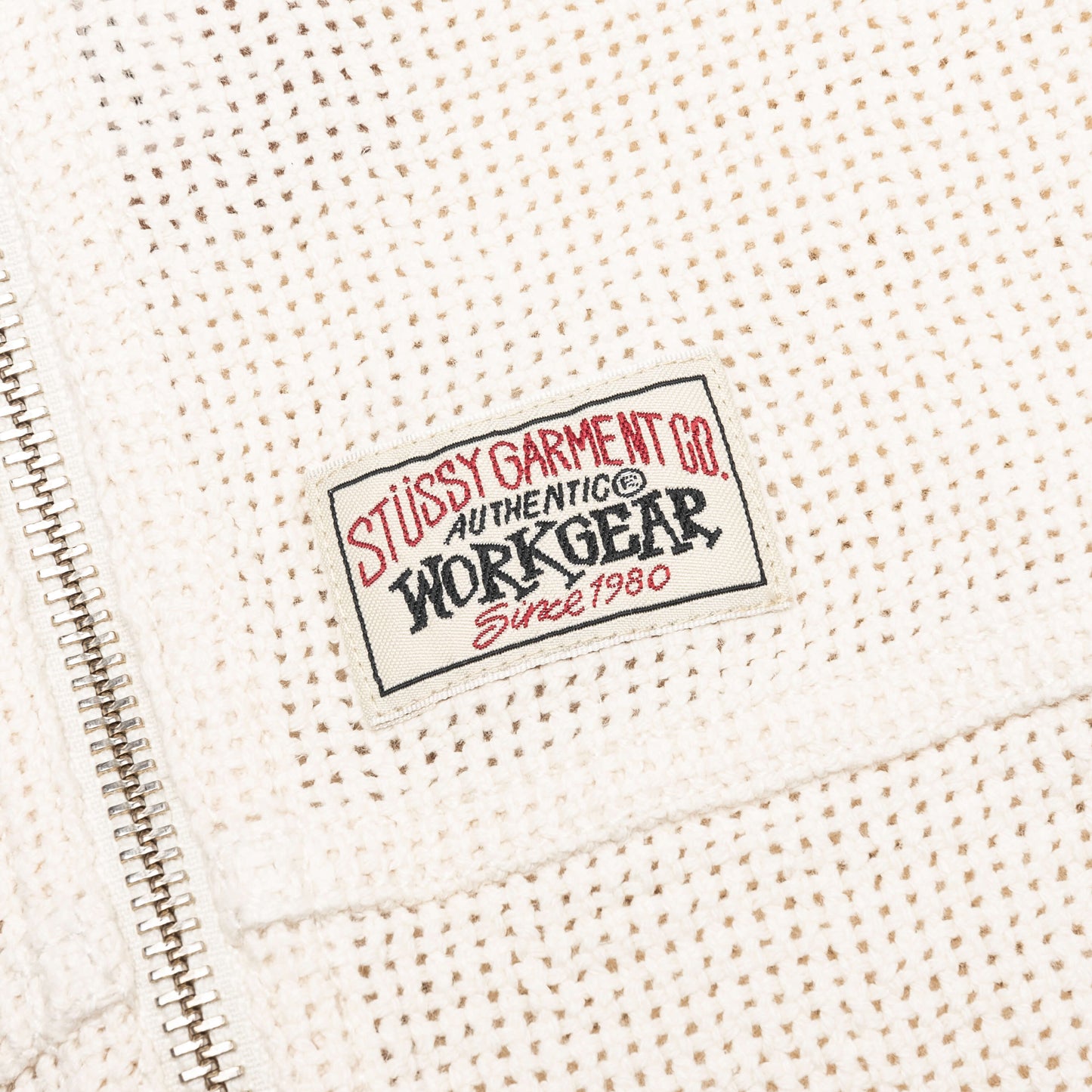 Work Jacket Cotton Mesh Bone