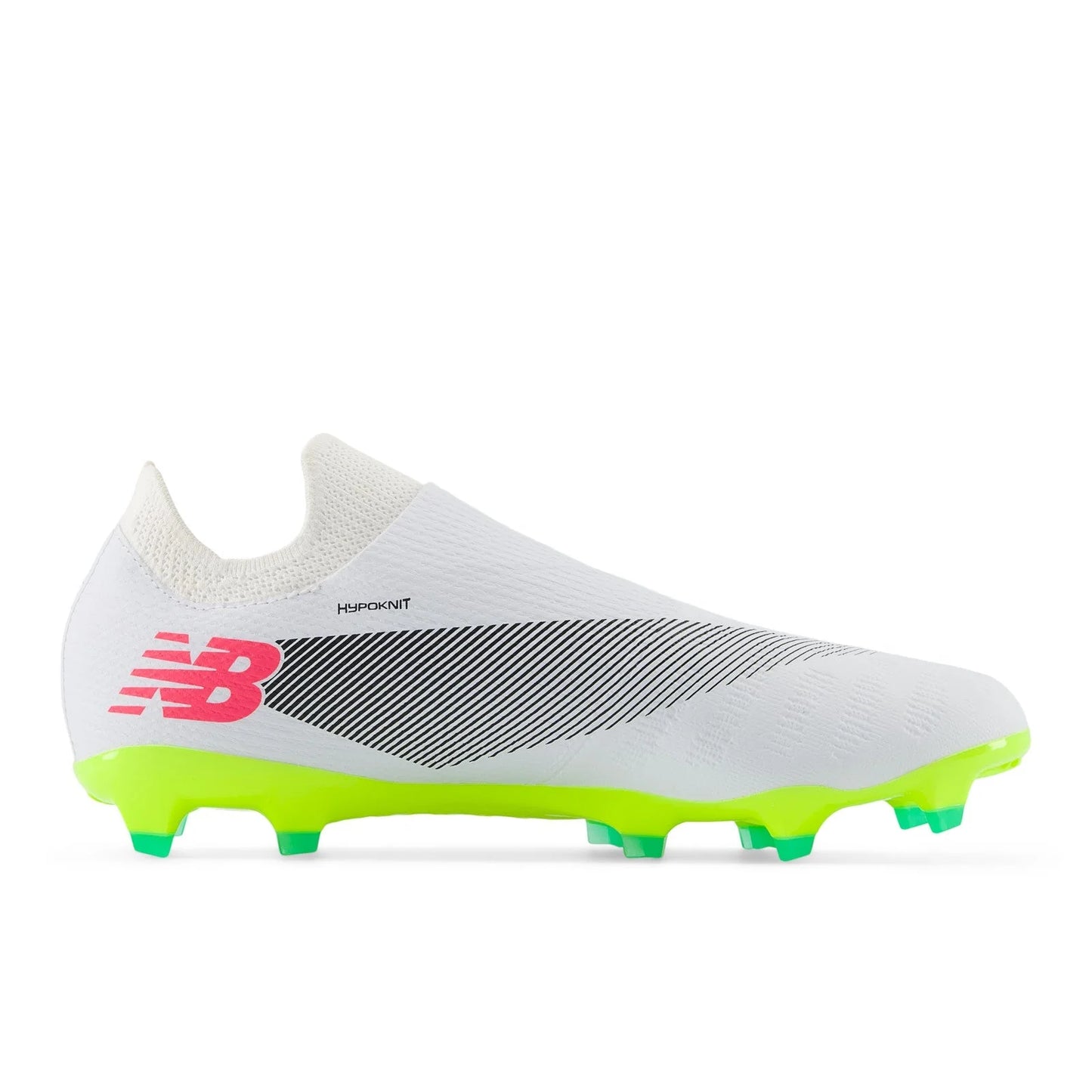 New Balance Furon Destroy FG V7 Firm Ground Soccer Cleats White Black Neon Pink