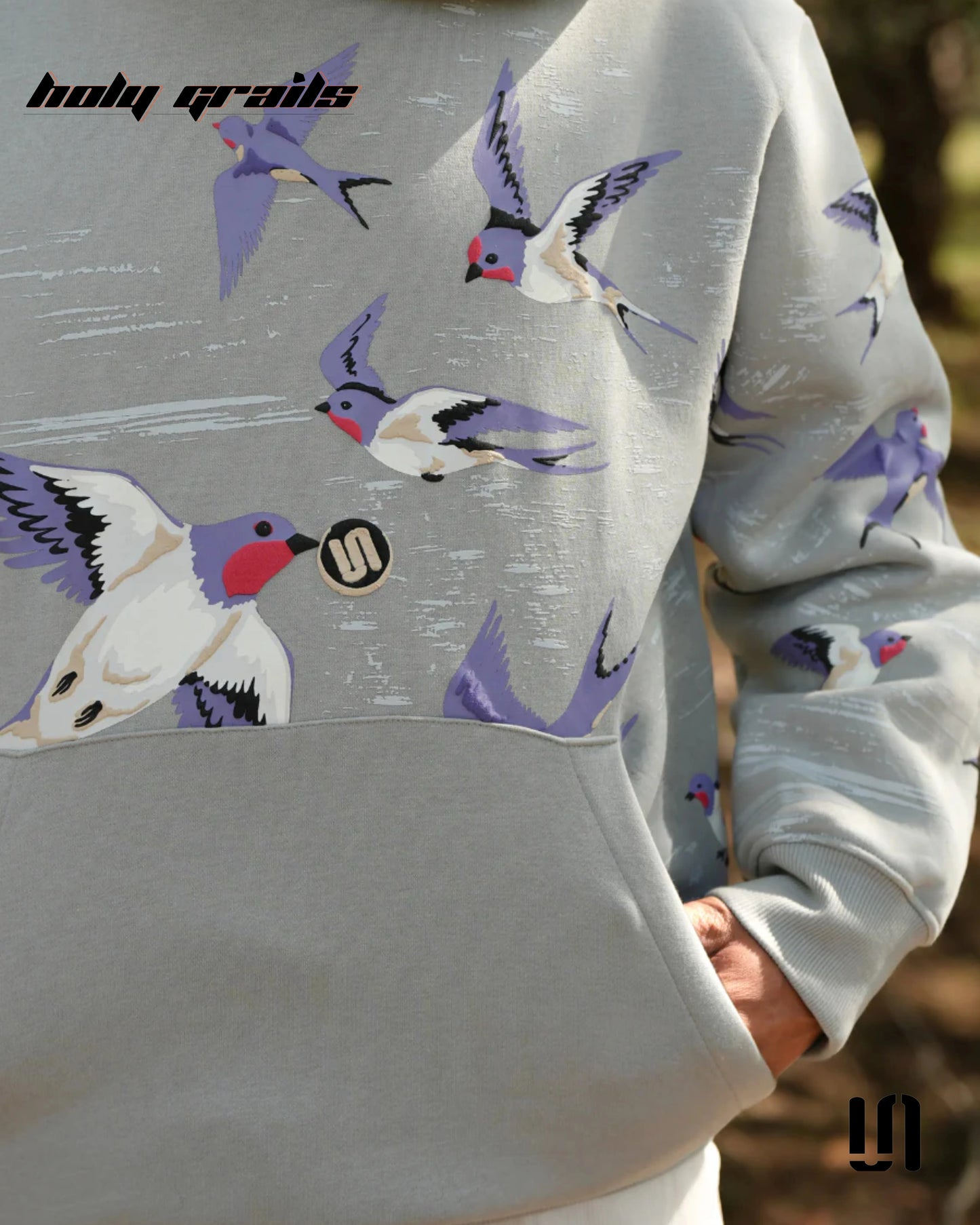 Rise Above Greywings Hoodie HG x Sullitt
