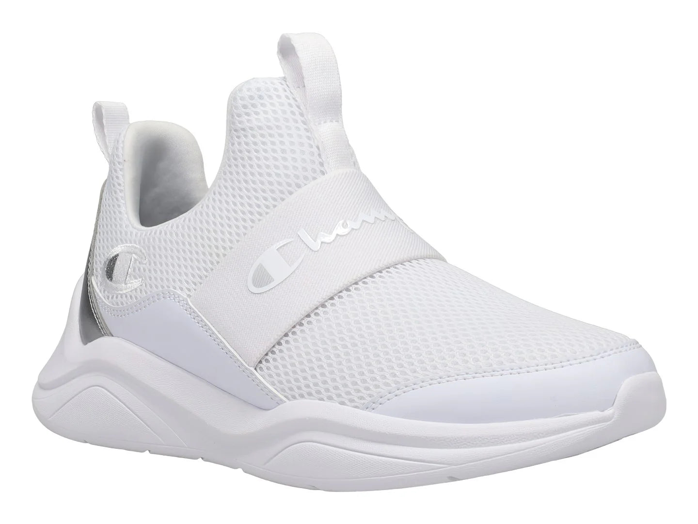 Tenis Champion Legend Lo Blanco y Plata para Mujer