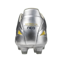 Mizuno Morelia Neo IV Pro FG Firm Ground Silver Gold