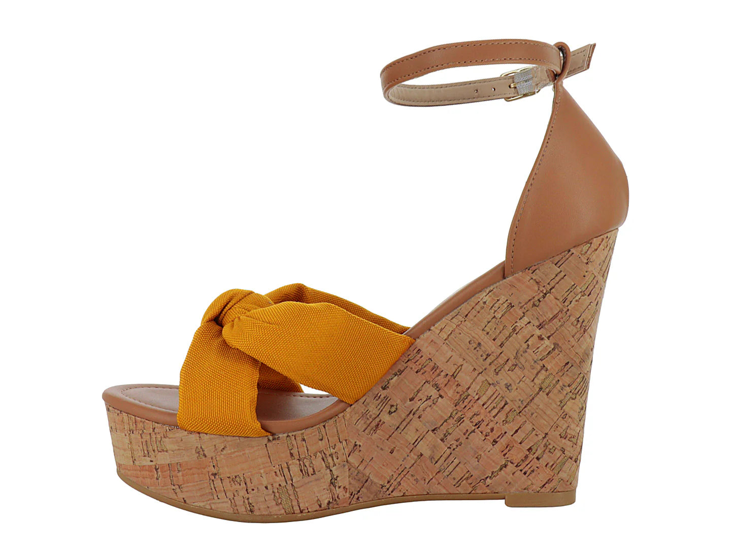 Sandalias Plataforma ROZE Mostaza para Mujer