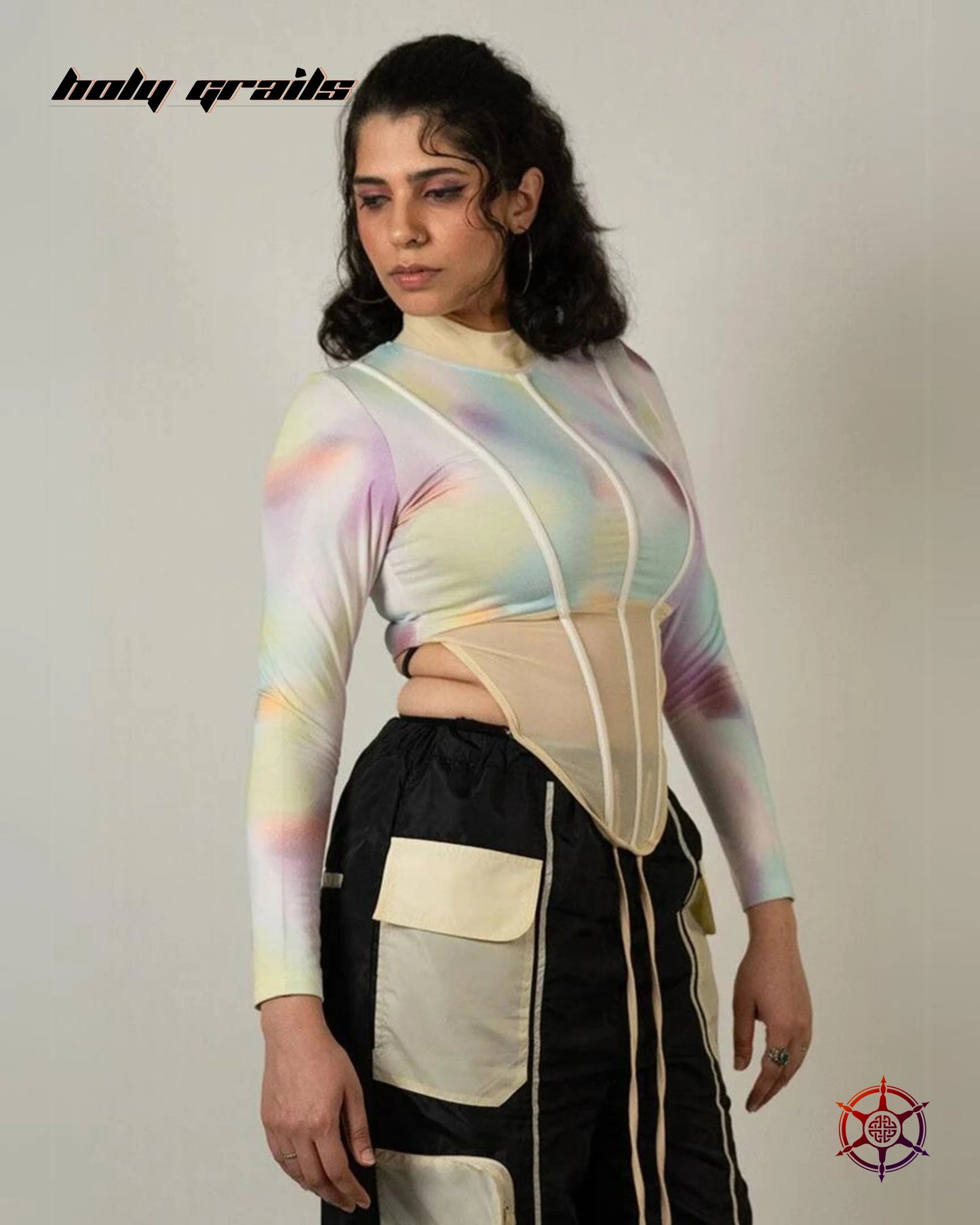 Spectrum Netted Corset HG x Duskin