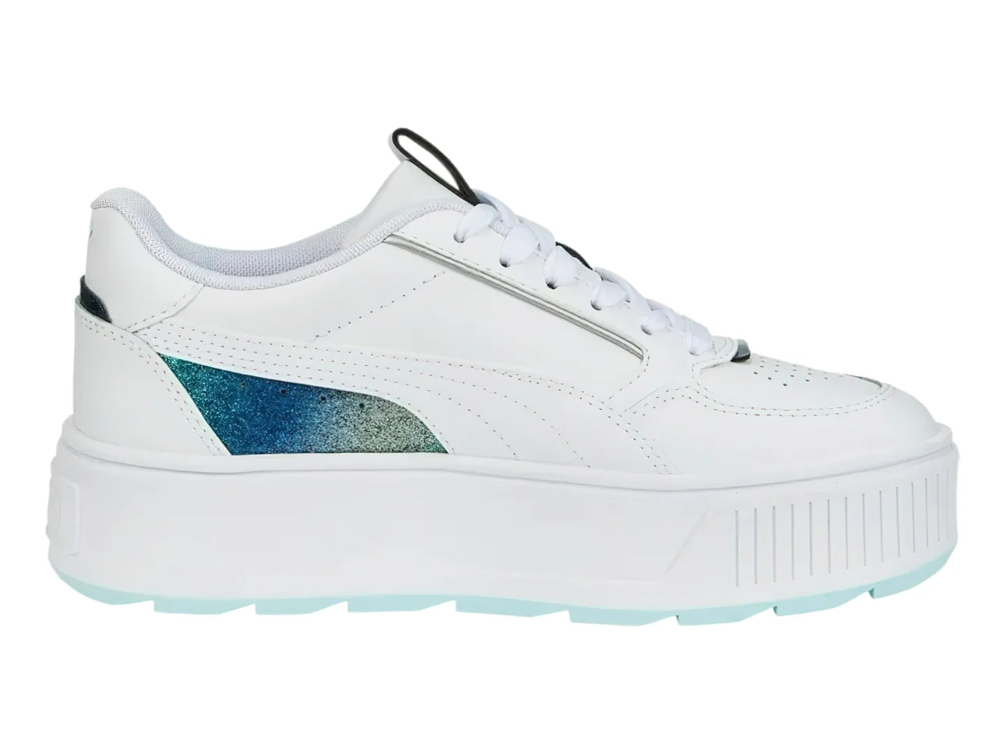 Tenis PUMA Karmen Rebelle Night Out Blanco y Aqua para Niña