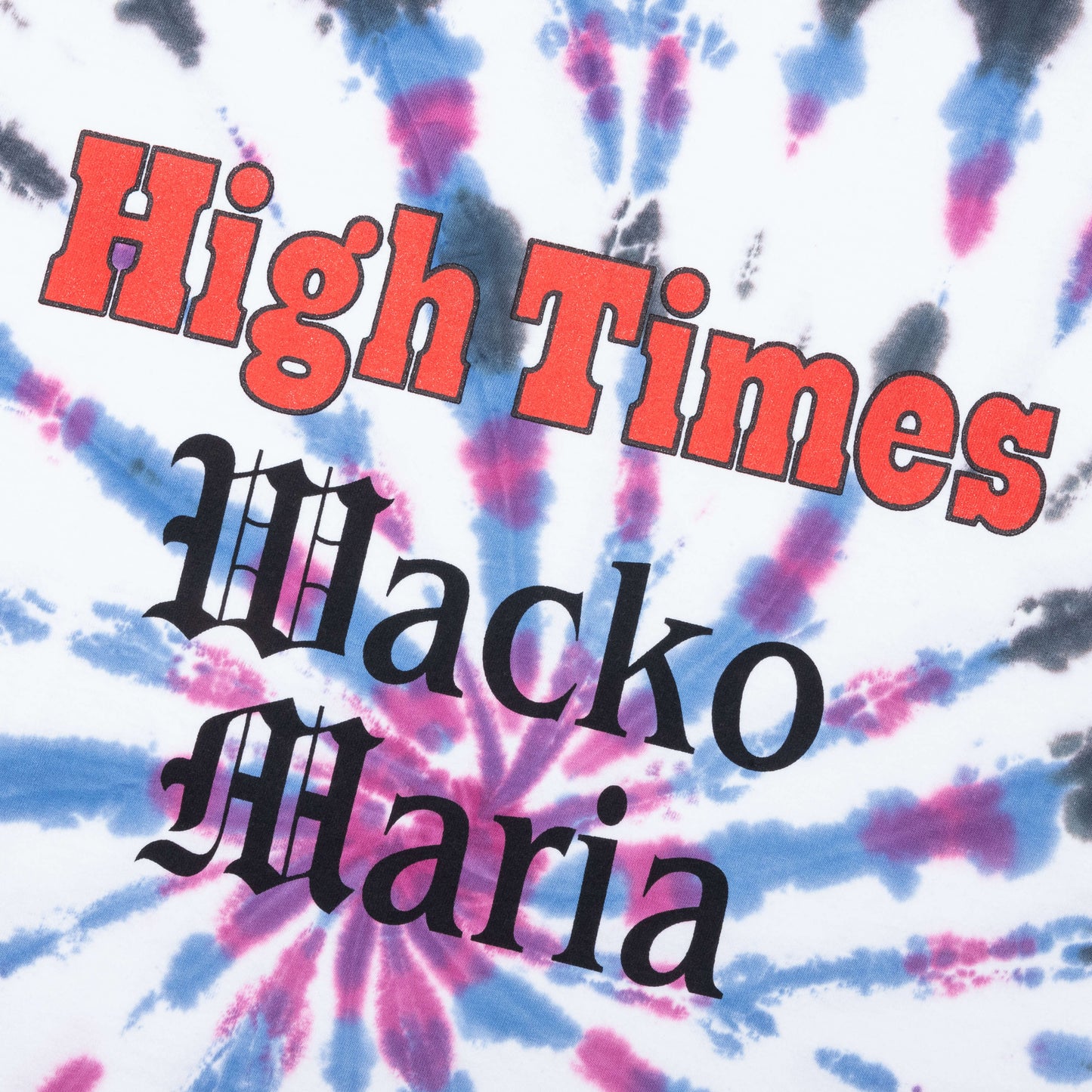 High Times Tie Dye Crewneck T Shirt Type 2 Multi