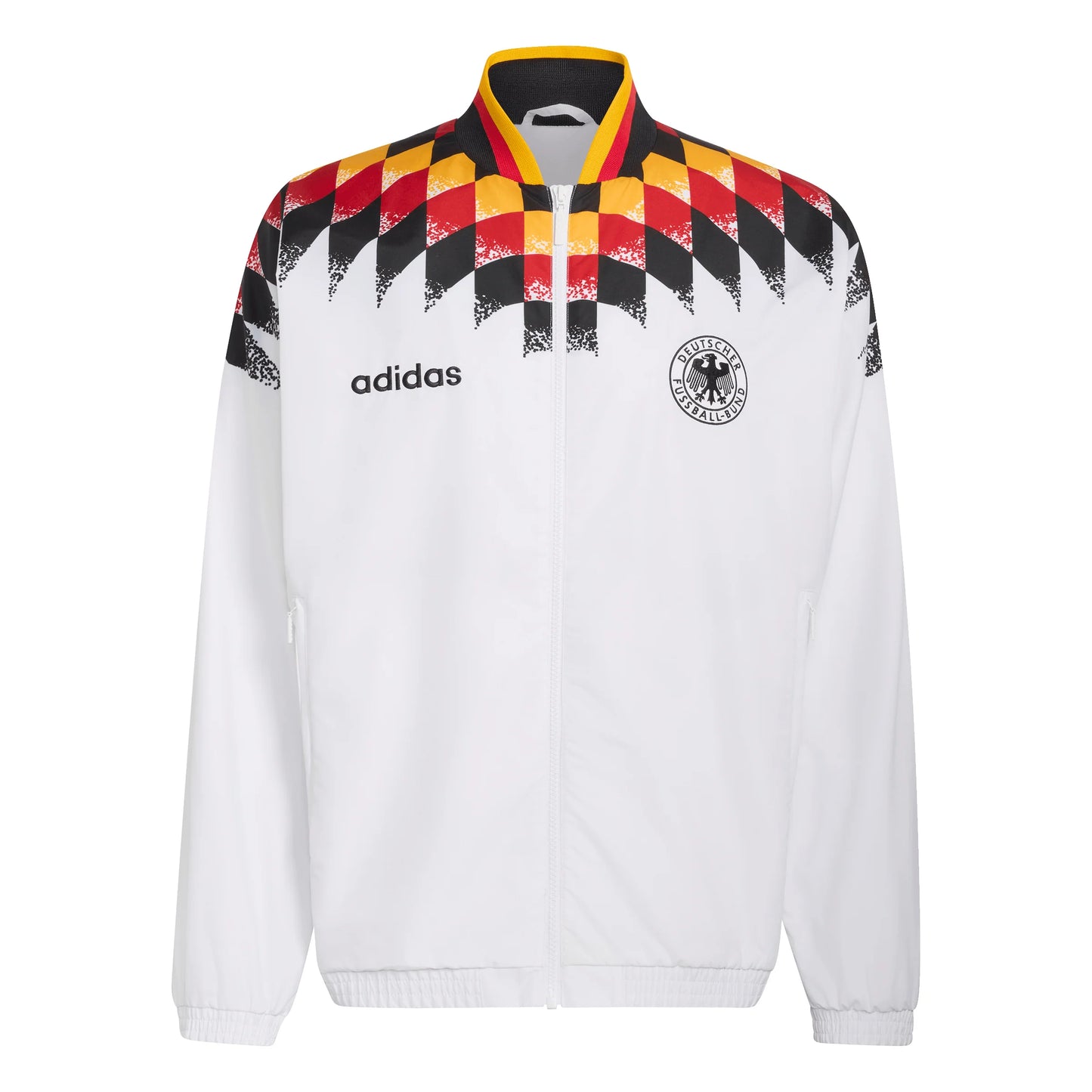 adidas Germany 1994 Mens Soccer Track Top White Black Red