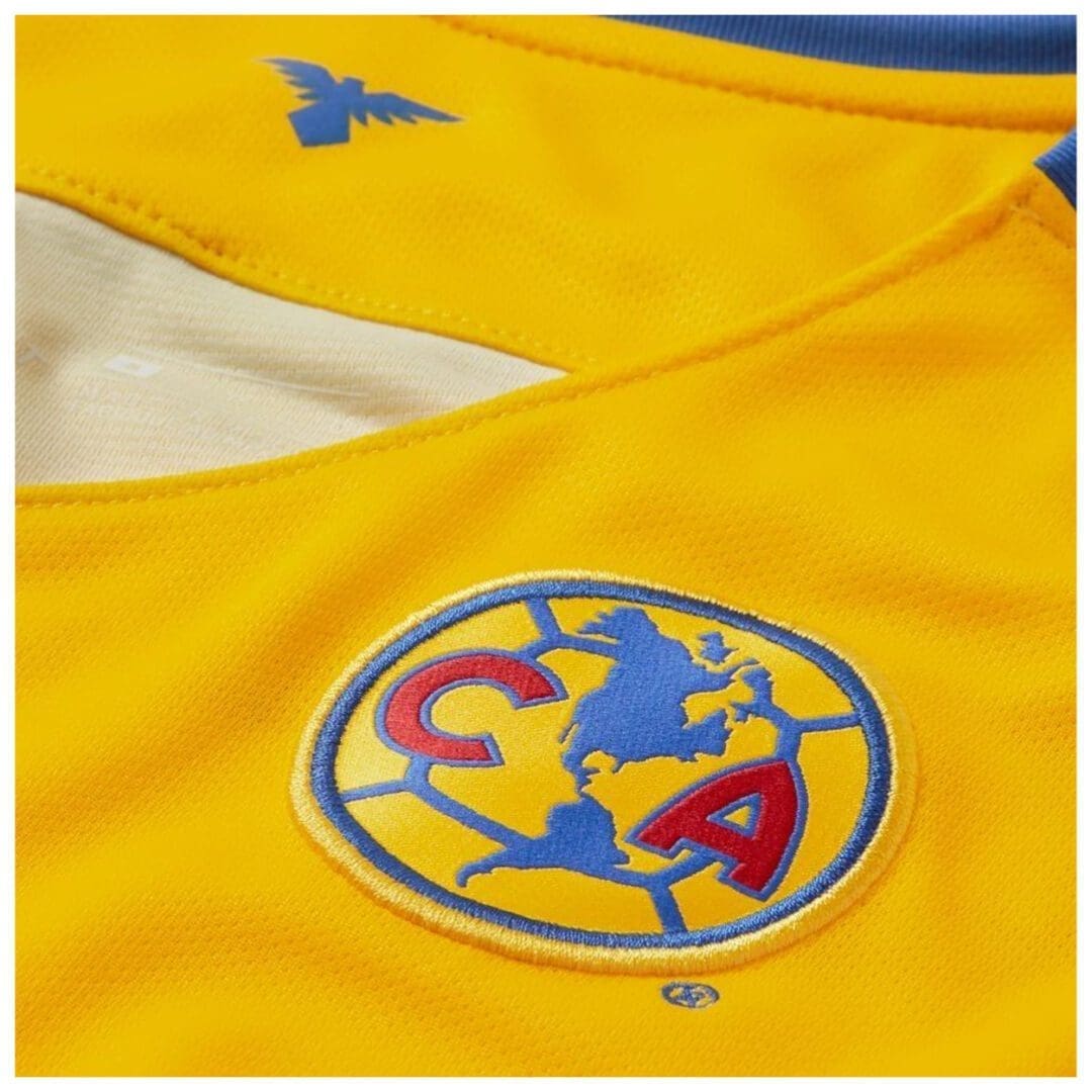 Nike Club America Womens Third Jersey 17 18 Yellow Royal