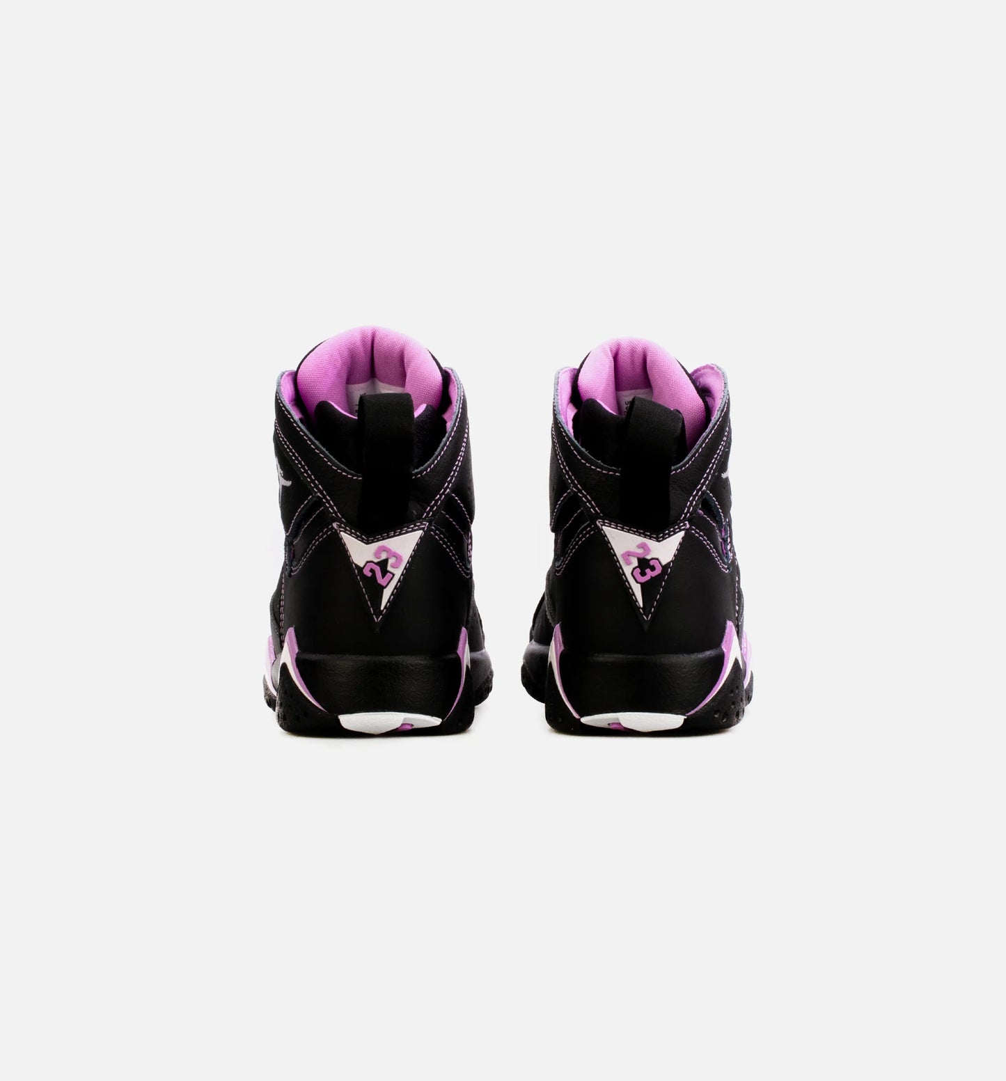 Air Jordan 7 Barely Grape Grade School Lifestyle Shoe Black Purple