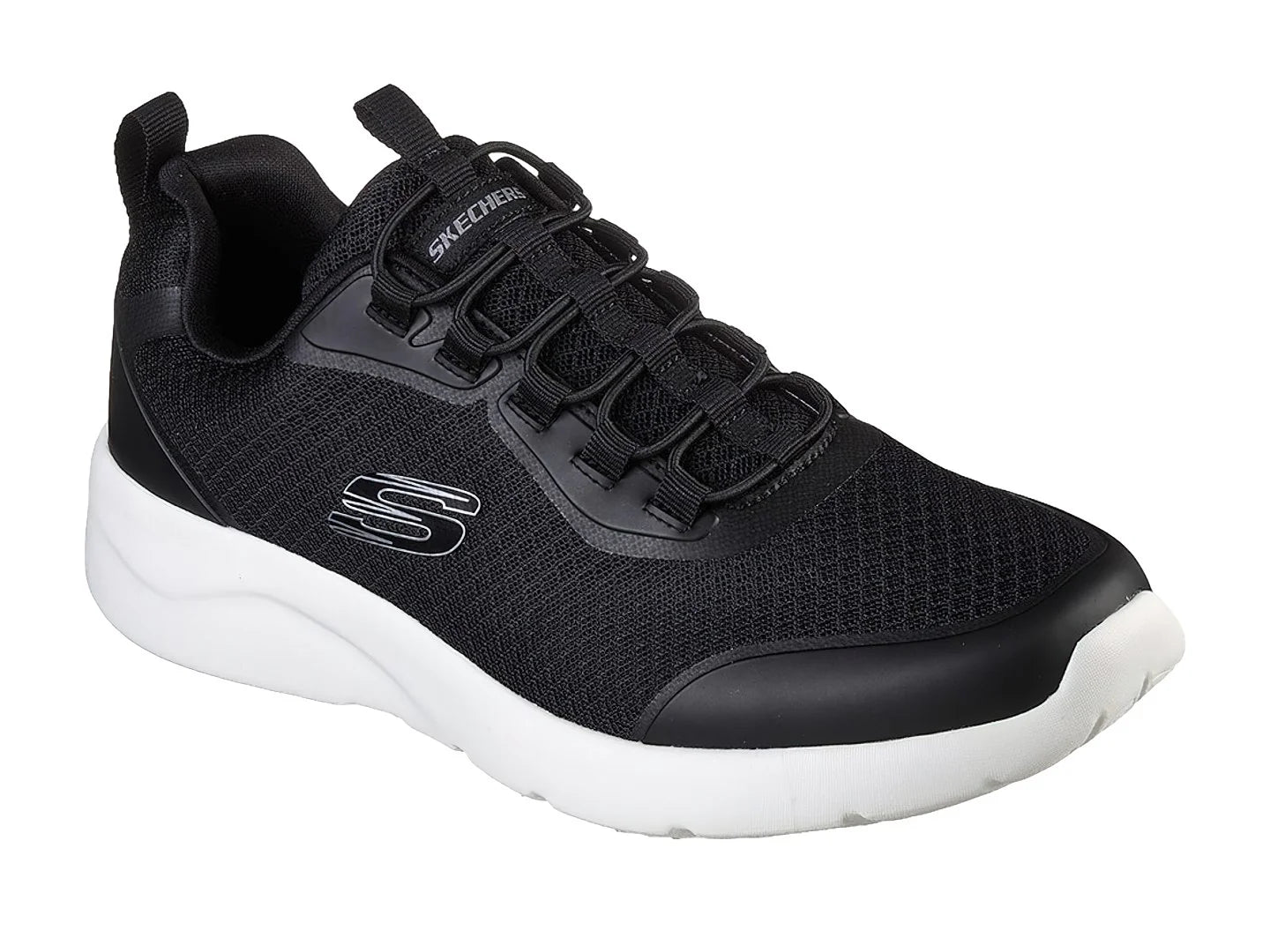 Tenis Skechers Dynamight 20 Negro con Blanco para Hombre