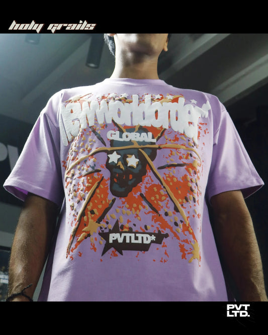 Skull Circuit Lilac Tee HG x Pvt Ltd