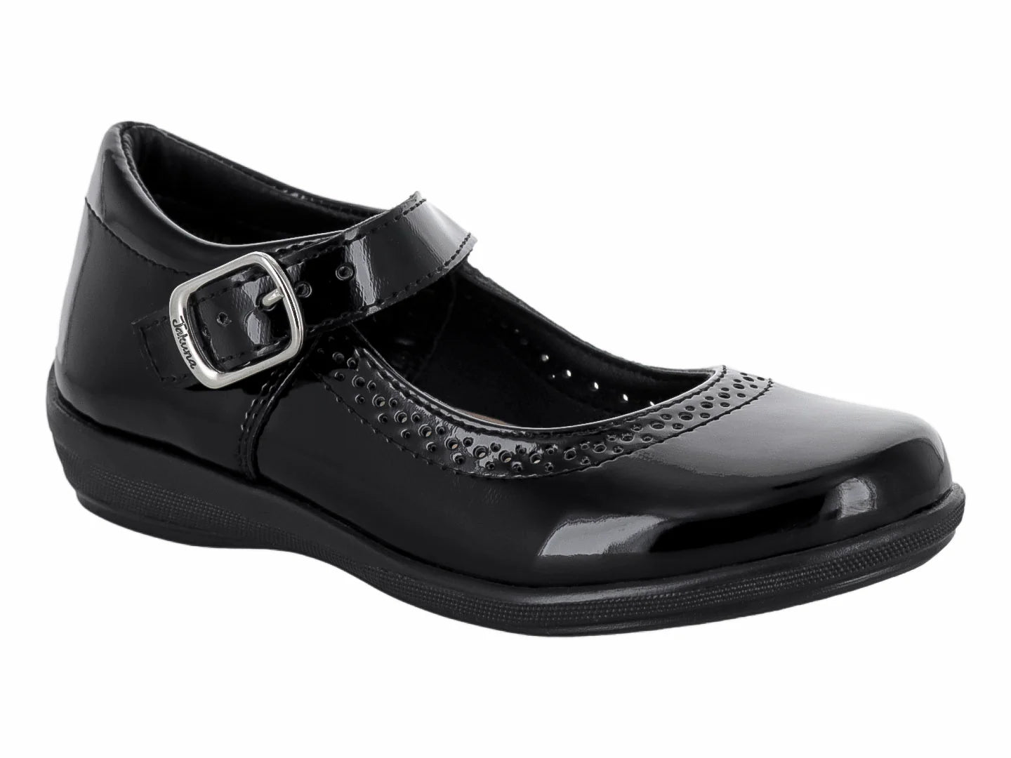 Zapatos Jakuna de Charol Negro para Niña
