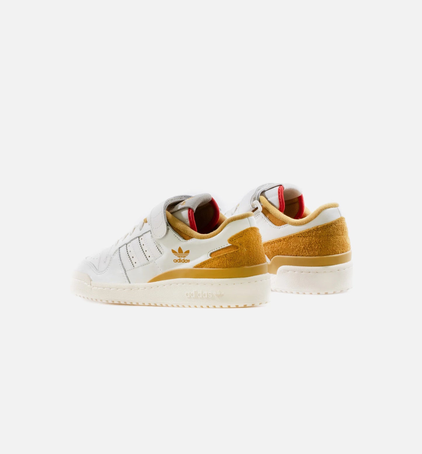 Forum 84 Low Mens Lifestyle Shoe Cream White Victory Gold Red