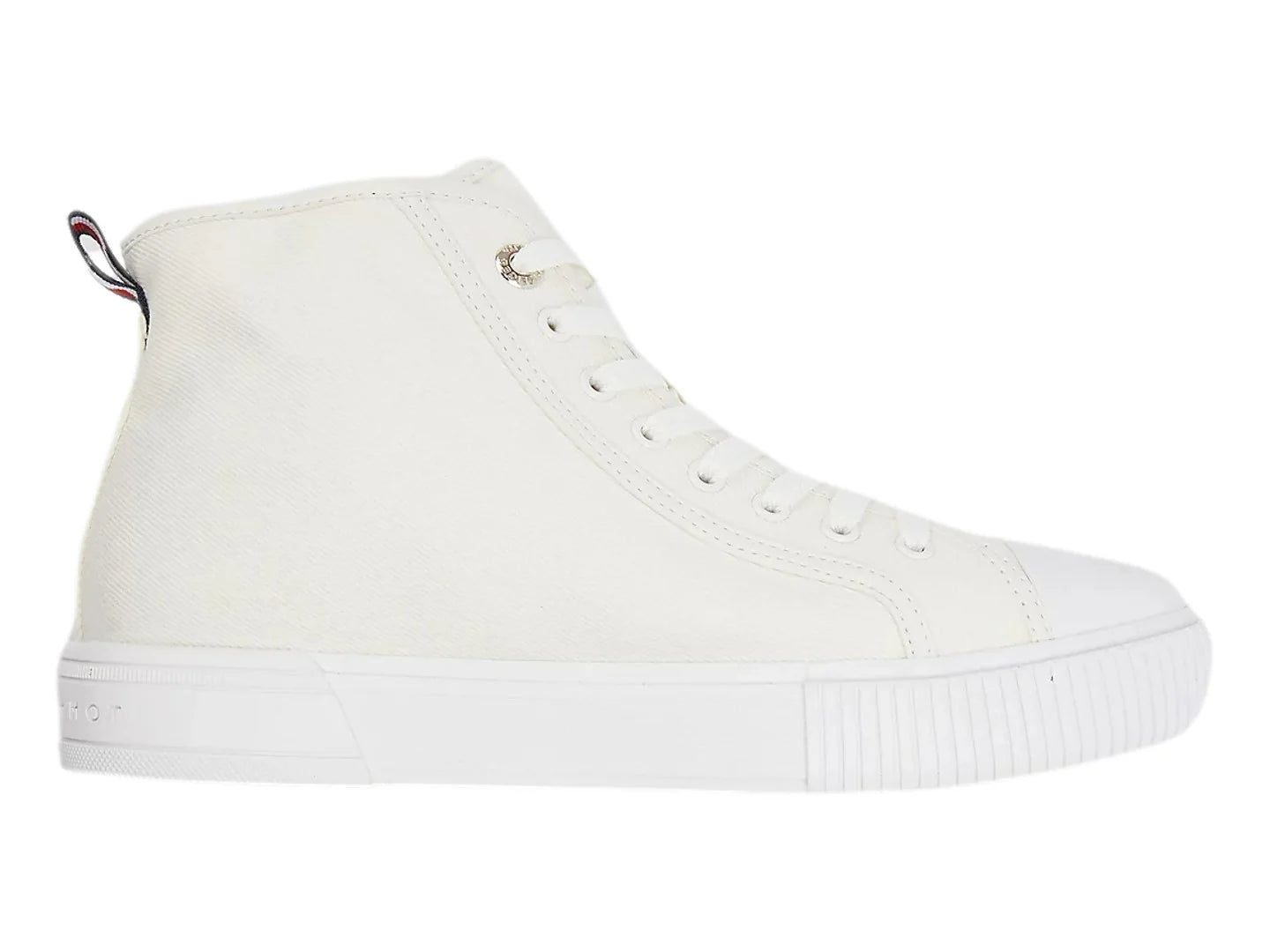 Tenis Tommy Hilfiger Vulcanized Denim Blanco para Mujer