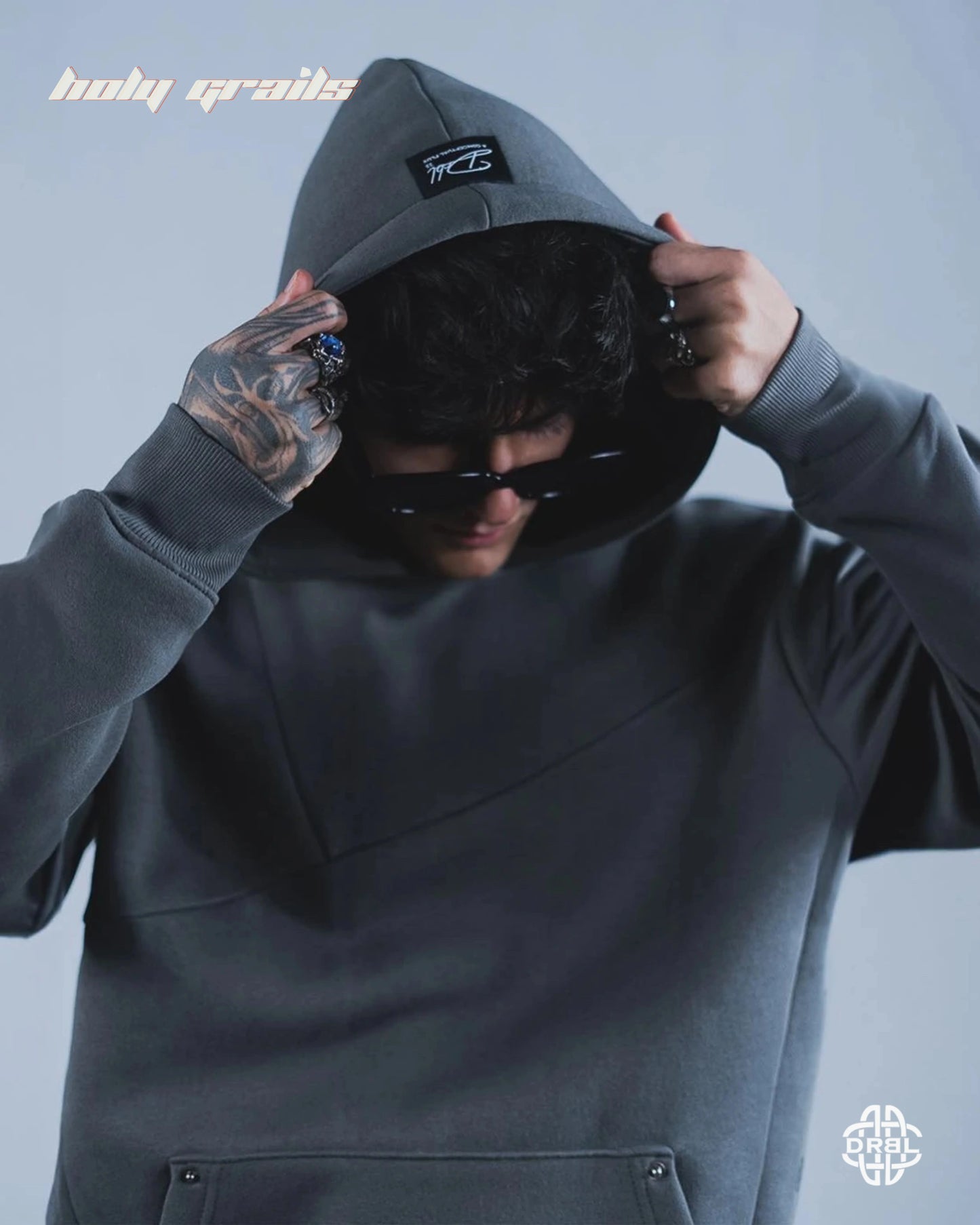 Serene Grey Flint Hoodie HG x DRBL