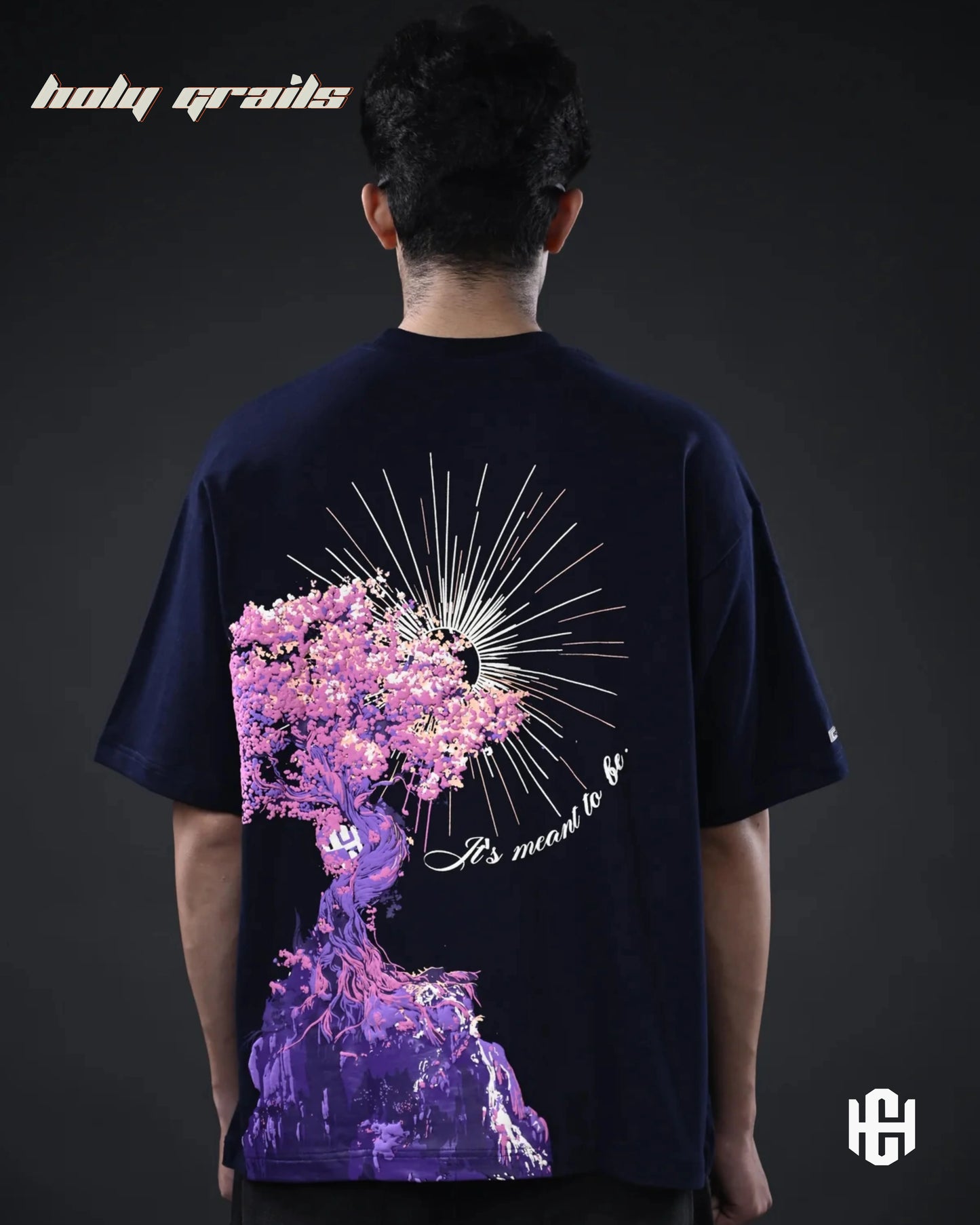 The Destiny Navy Blue Graphic Tee HG x Charactr