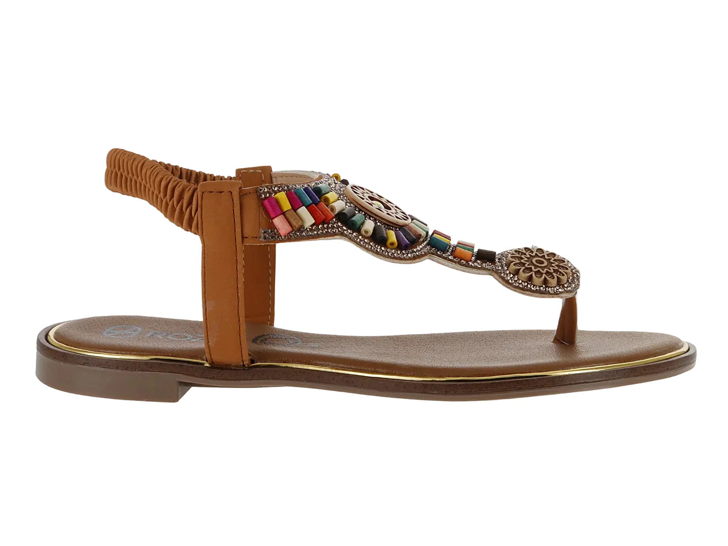 Sandalias ROZE Color Camel para Mujer