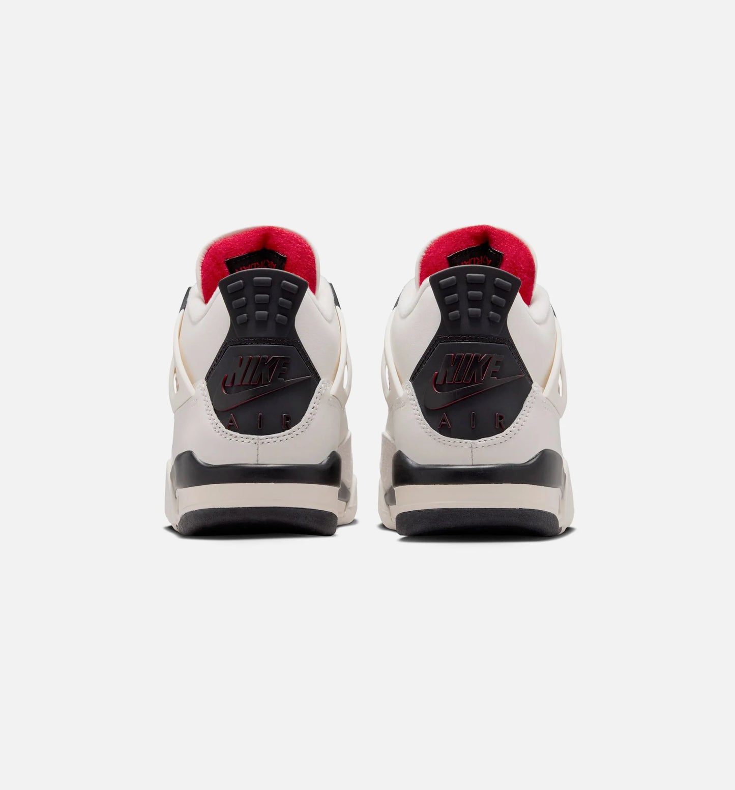 Air Jordan 4 Retro Flight Club Grade School Lifestyle Shoe Sail Black University Red