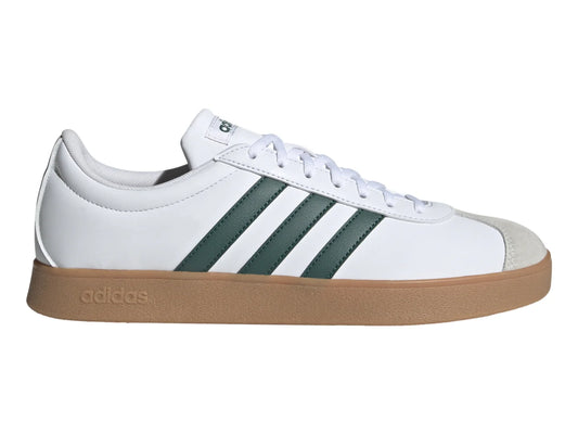 Tenis Adidas VL Court Base Blanco y Verde para Hombre