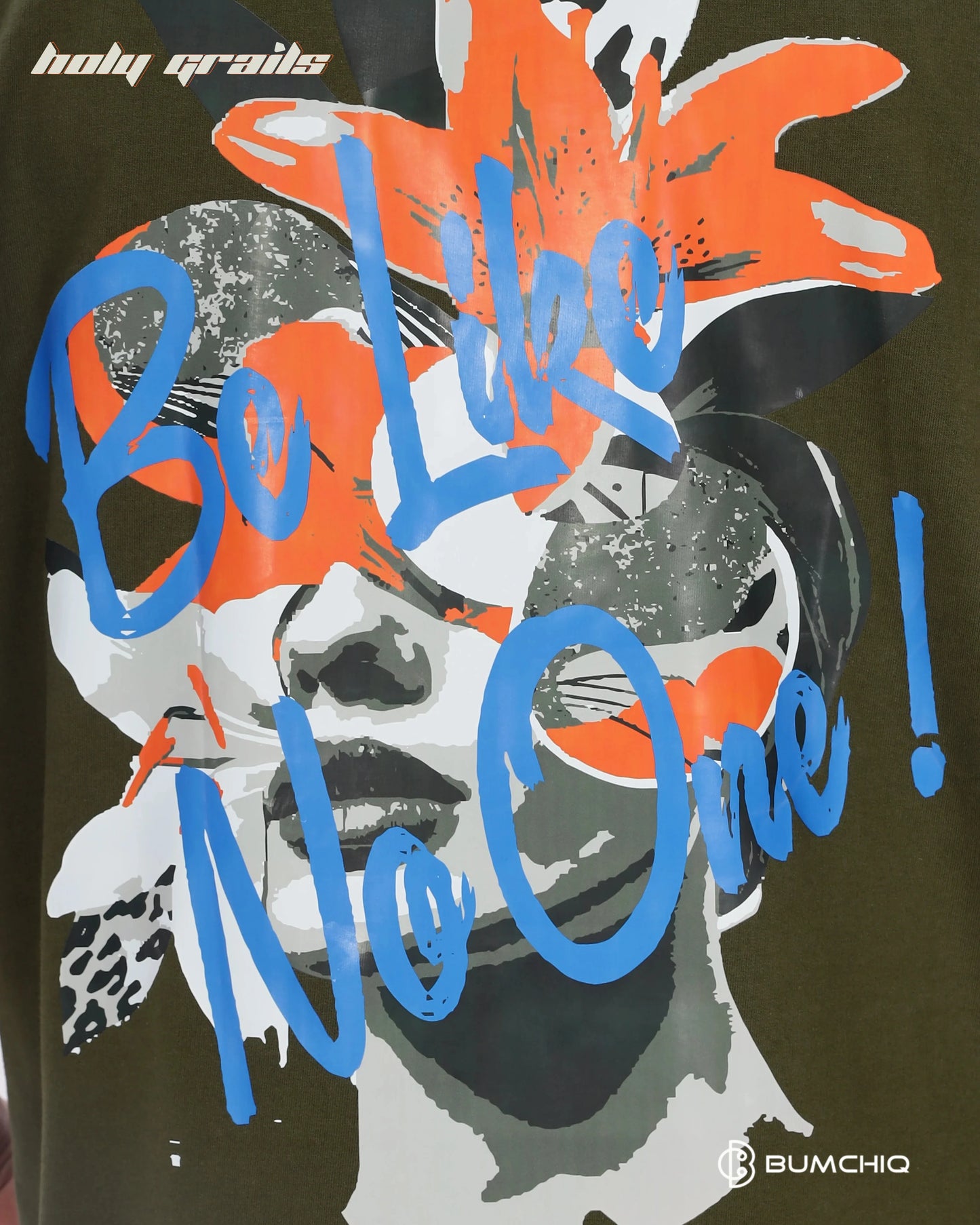 No One Green Oversize Tee HG x Bumchiq