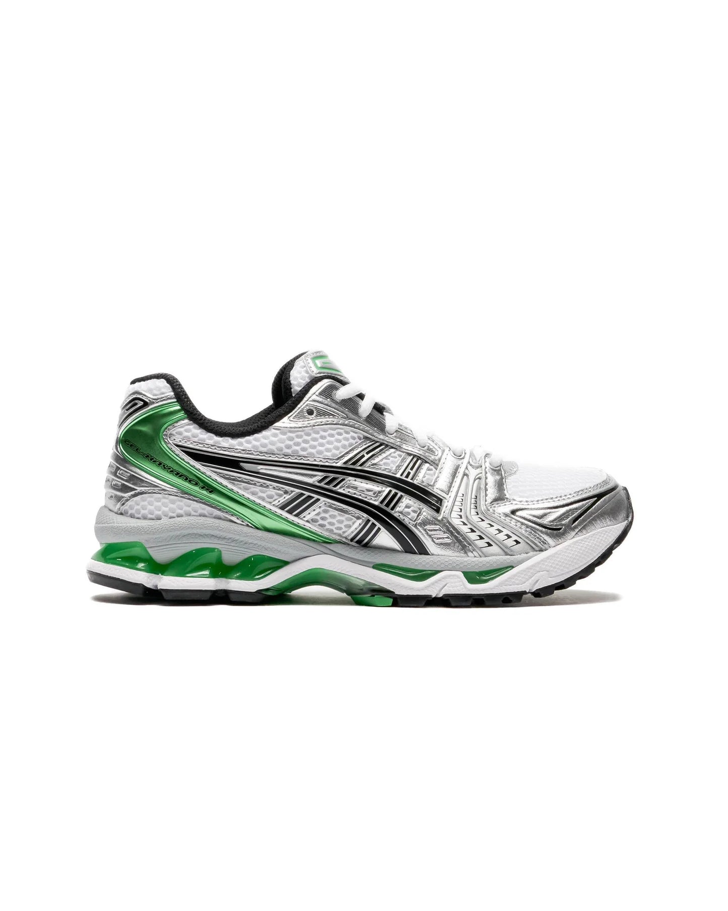 Asics GEL KAYANO 14 White Malachite Green Édition Silver