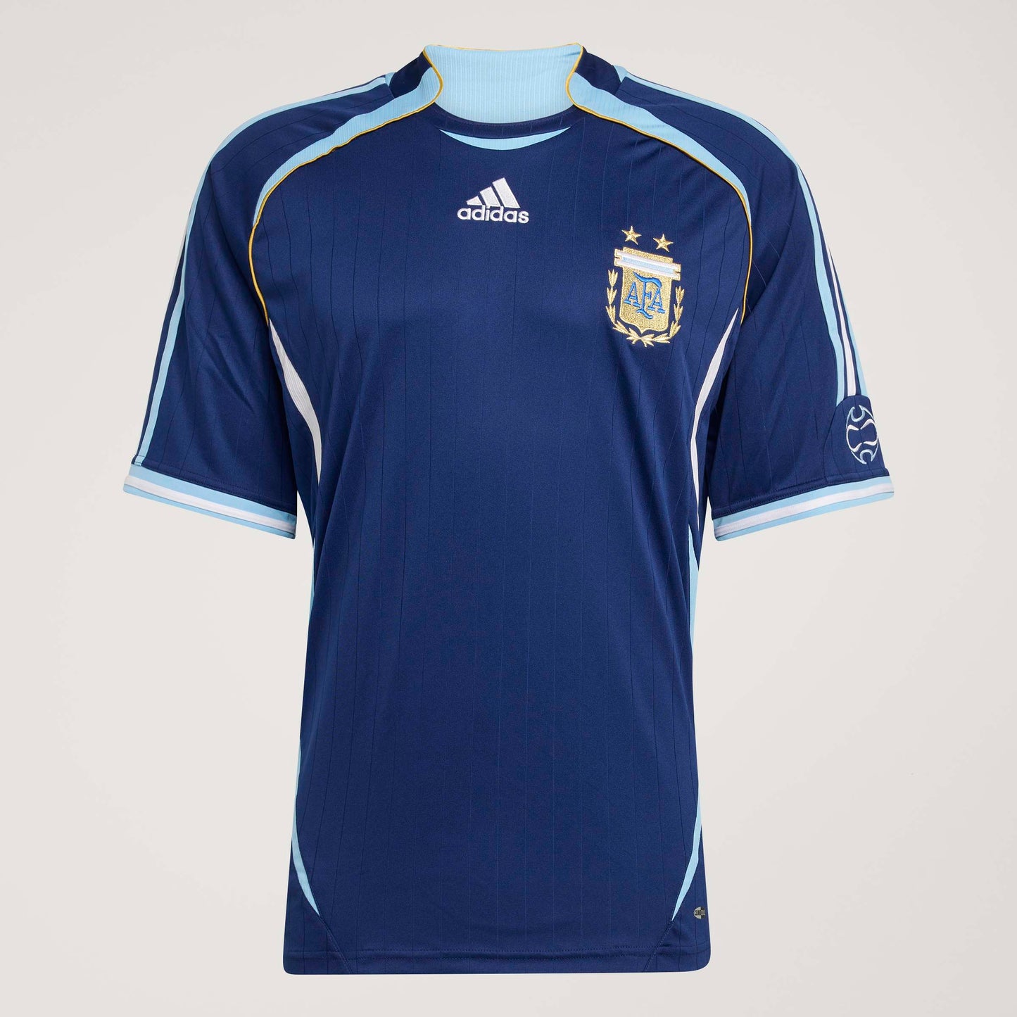 adidas Argentina Away Mens Soccer Jersey 2006 Dark Blue