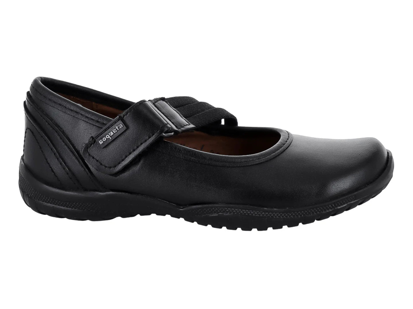 Zapatos Coqueta de Piel Negros para Niña