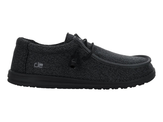 Zapatos Hey Dude Wally Sox Negro para Hombre