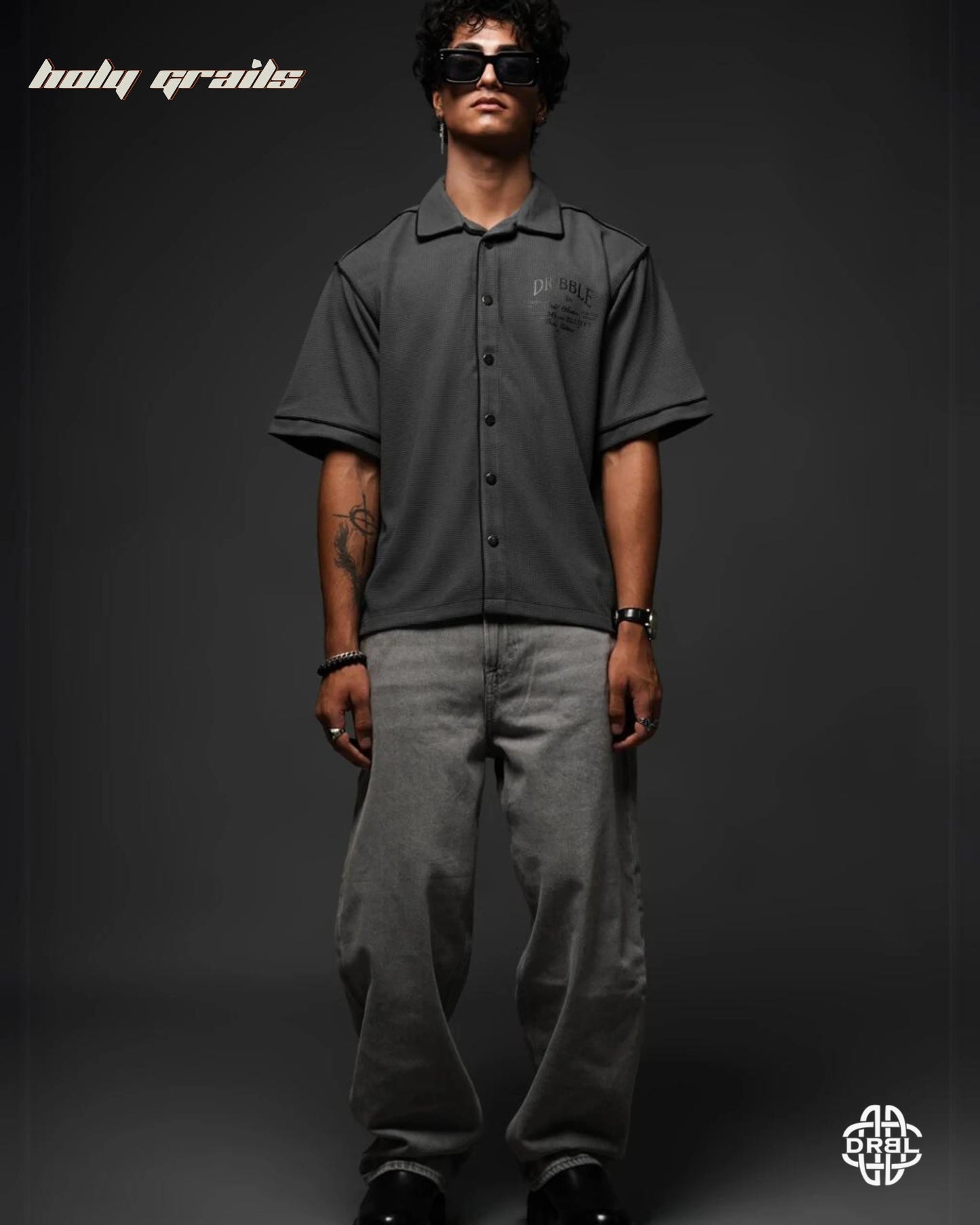 Waffle Comet Grey Shirt HG x DRBL