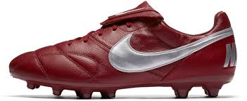 Nike Premier II FG Mens Soccer Cleats Team Red Grey