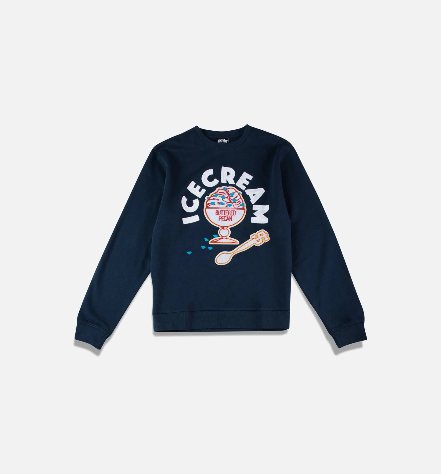 Money Crewneck Mens Crew Blue