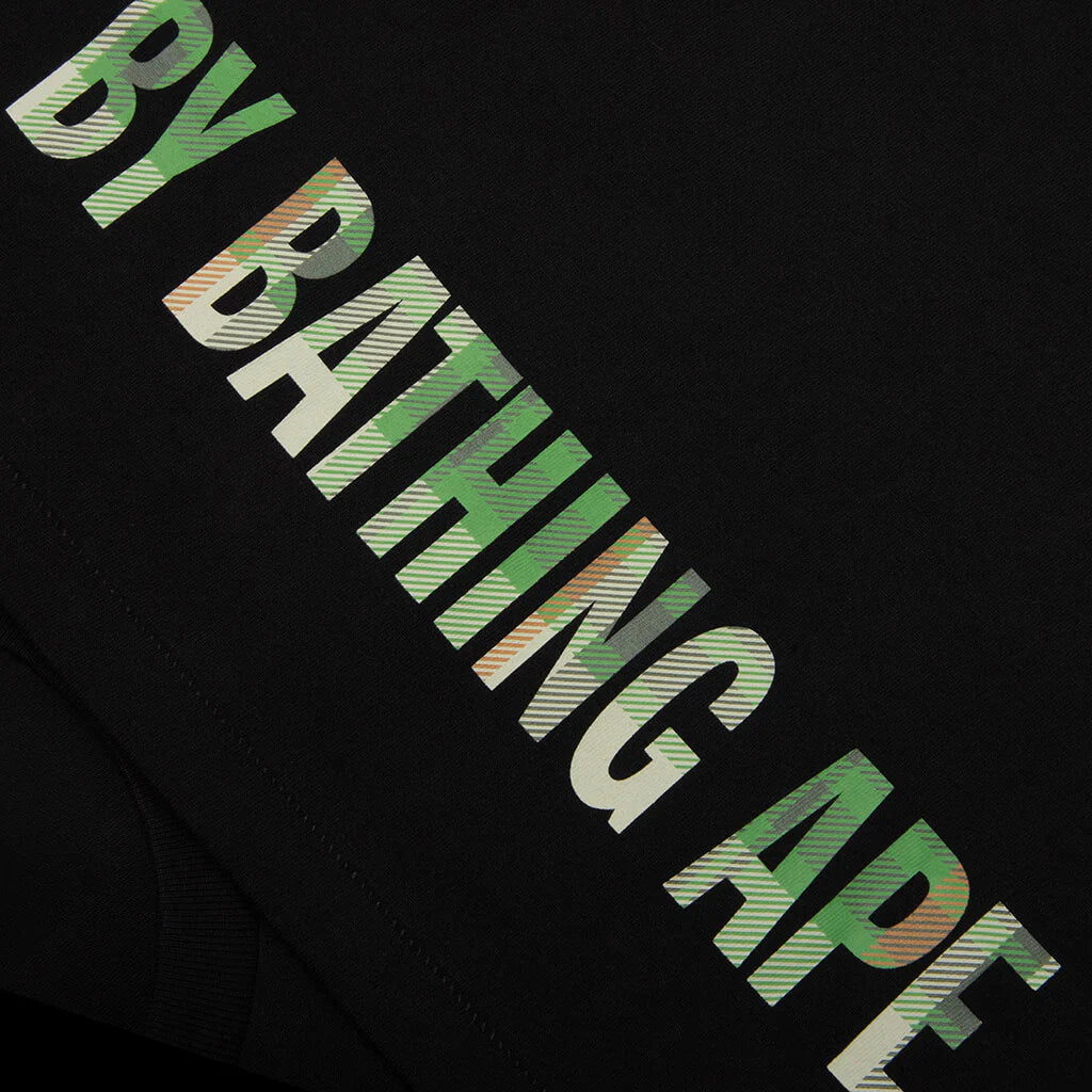 BAPE Check Ape Face Tee Black Green