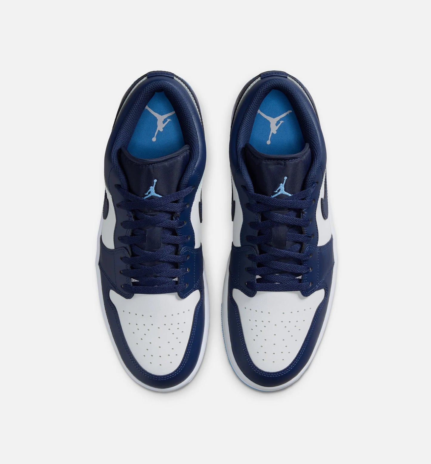 Air Jordan 1 Low Mens Lifestyle Shoe Midnight Navy University Blue White