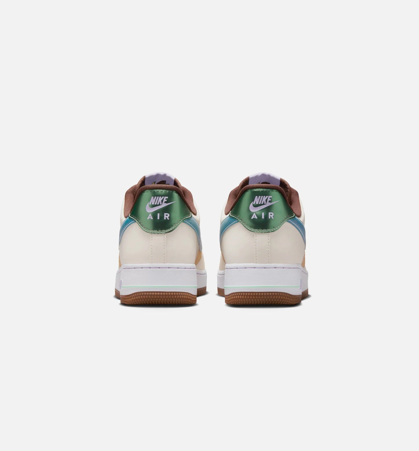 Air Force 1 Retro Sesame and White Mens Lifestyle Shoe Summit White Glacier Blue Mint Foam