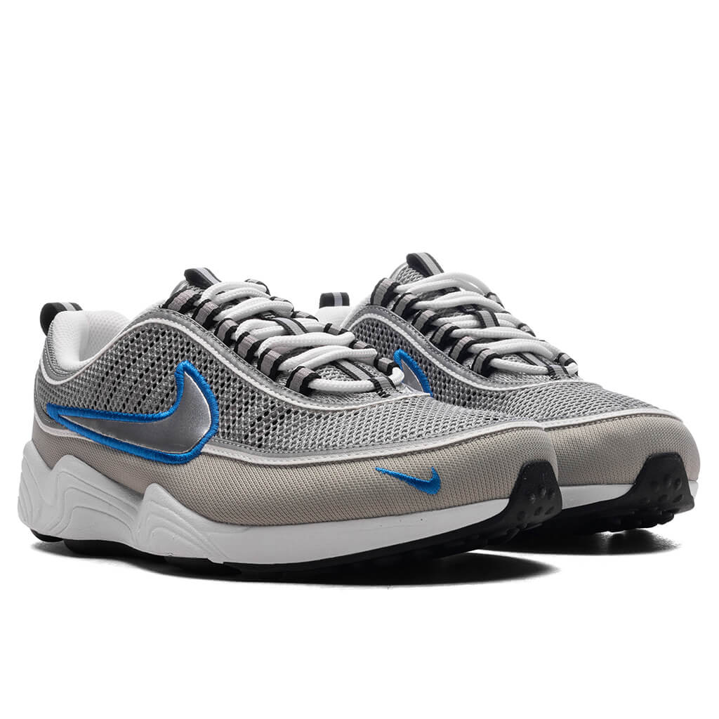 Air Zoom Spiridon SP Metallic Silver Signal Blue White