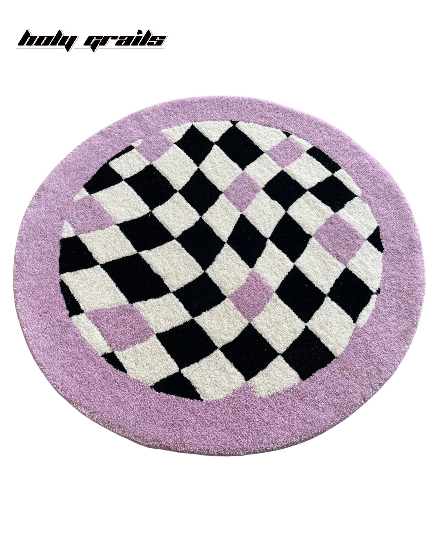 Dreamwave Check Hand Tufted Rug