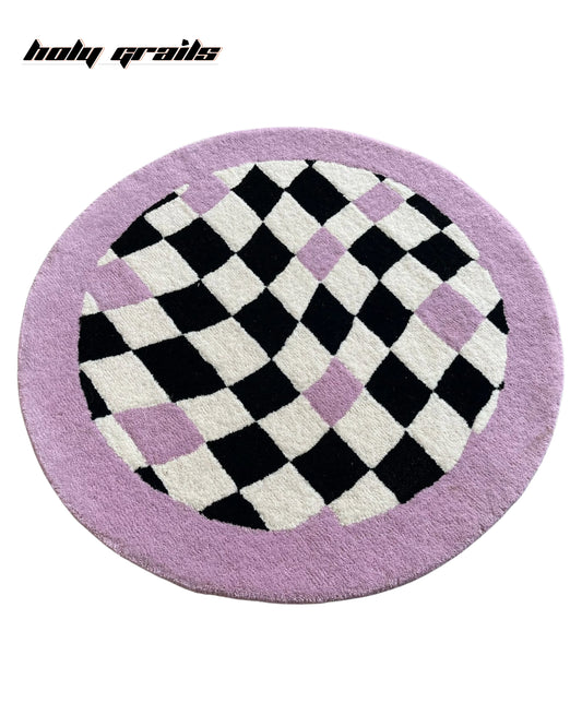 Dreamwave Check Hand Tufted Rug