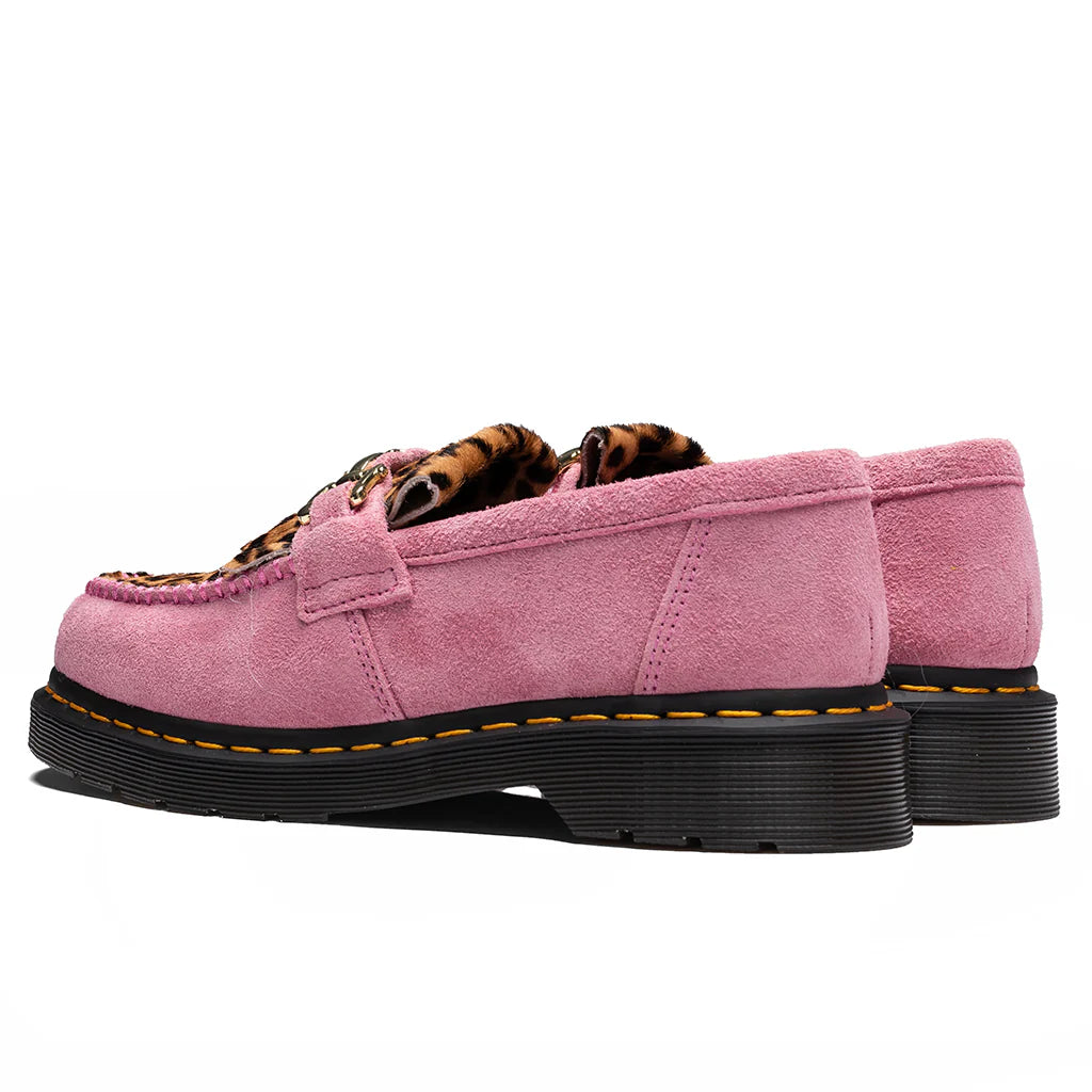 Adrian Bone Snaffle Fondant Pink Archive Leopard