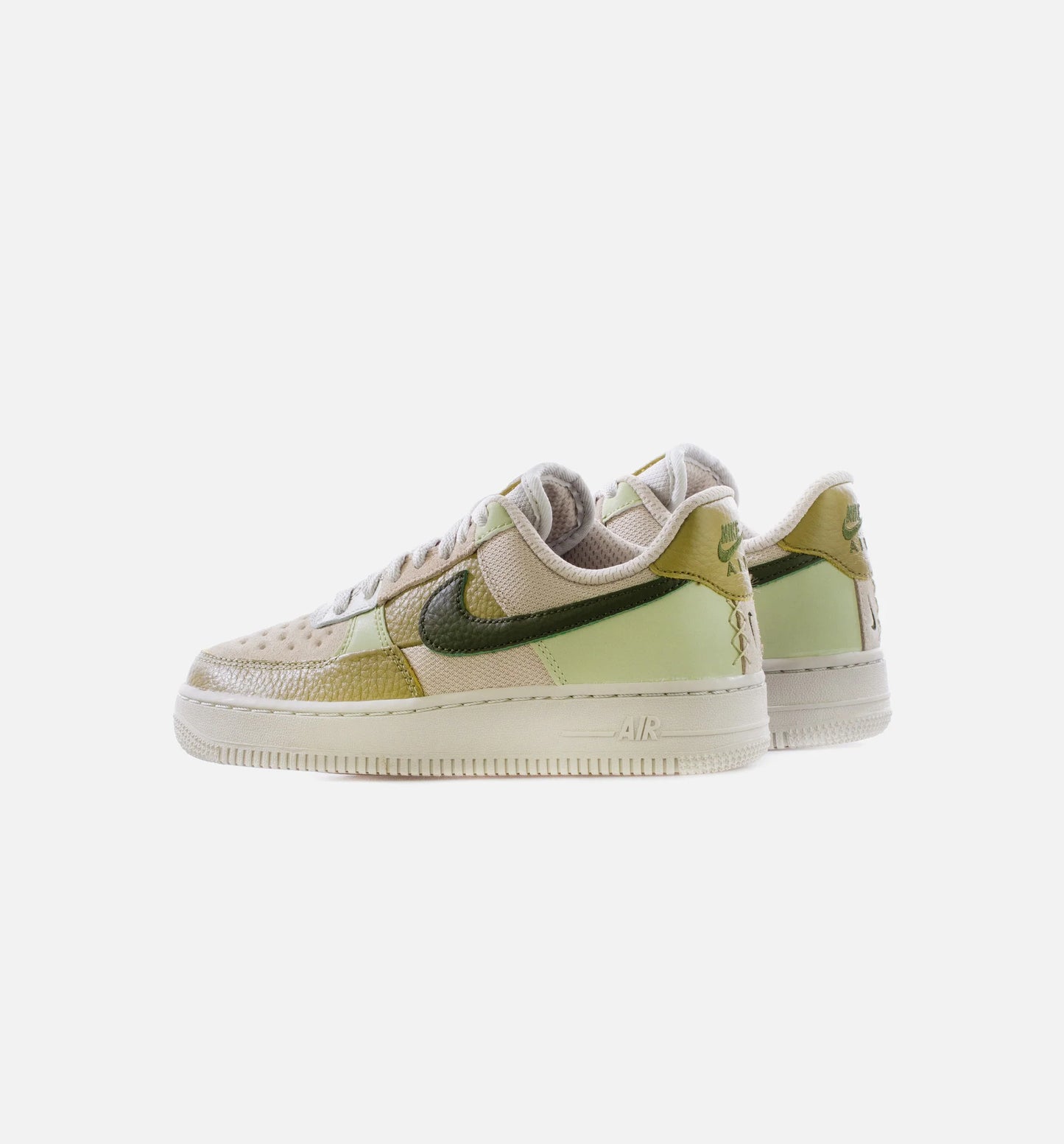 Air Force 1 Low Rough Green Womens Lifestyle Shoe Light Bone Rough Green Olive Aura