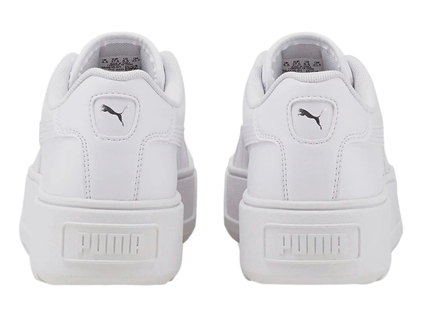Tenis PUMA Karmen L Blanco y Plata para Mujer