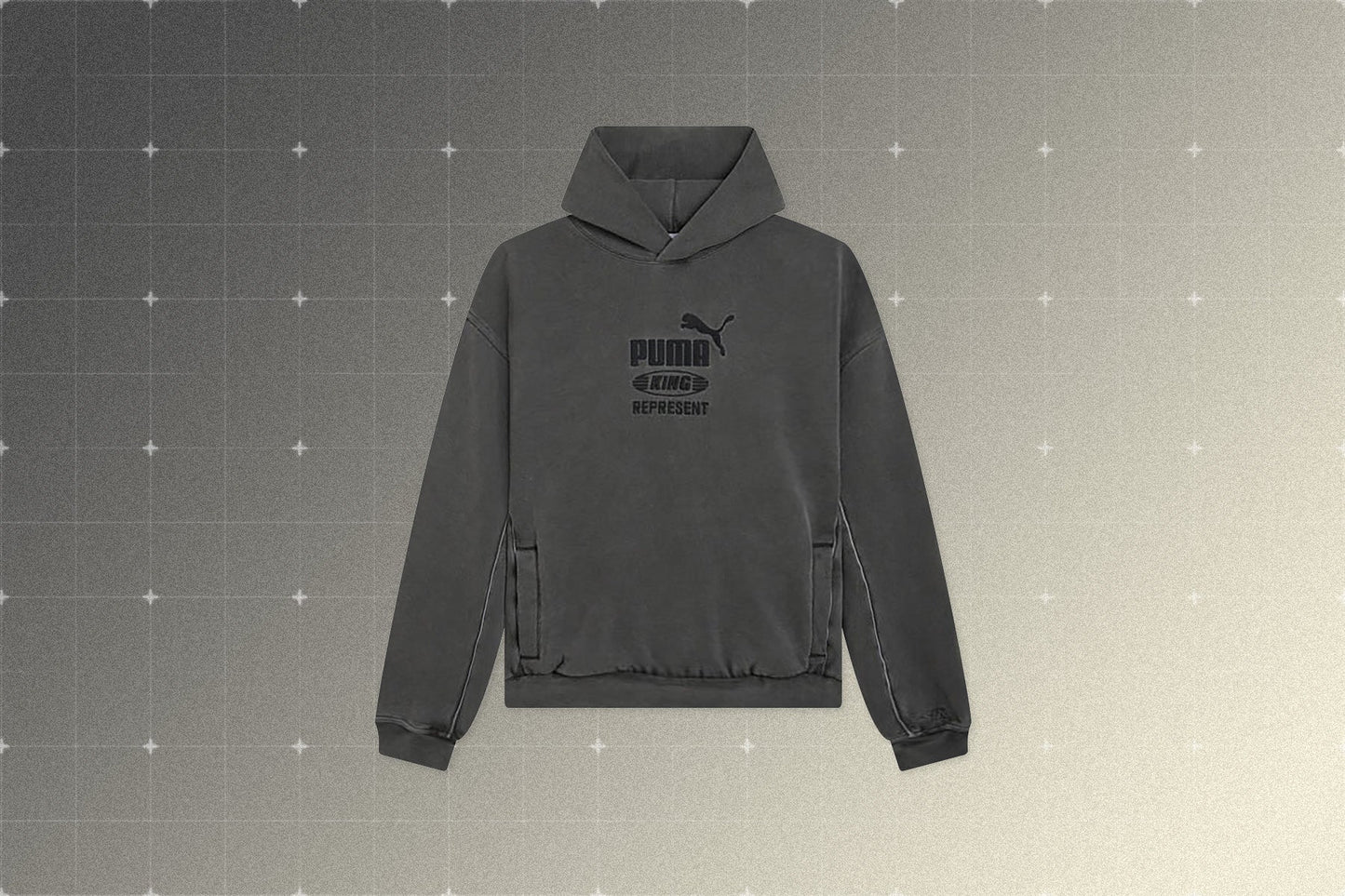 Puma x Represent Graphic Hoodie Flat Dark Gray