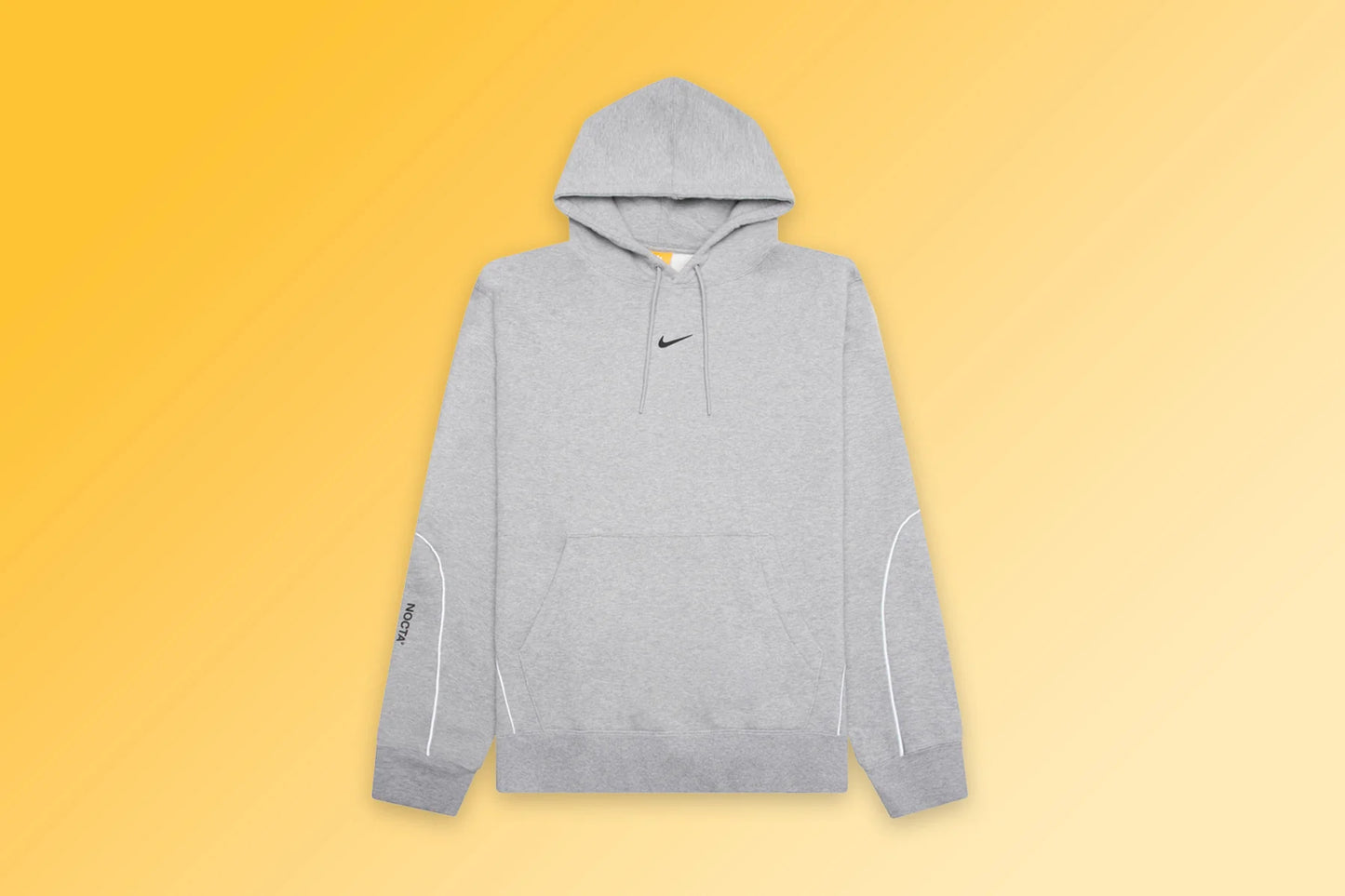 Nike x NOCTA Fleece CS Hoodie Heather Grey Matte Silver Black