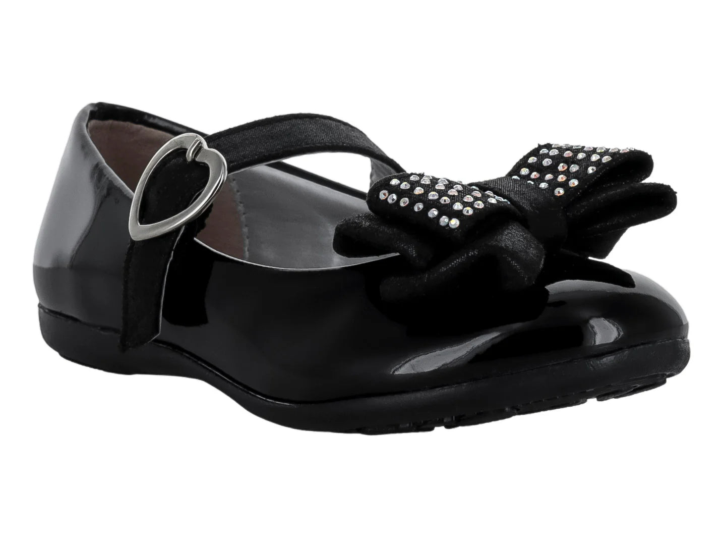 Zapatos Planos de Charol Negro Tropicana para Niña