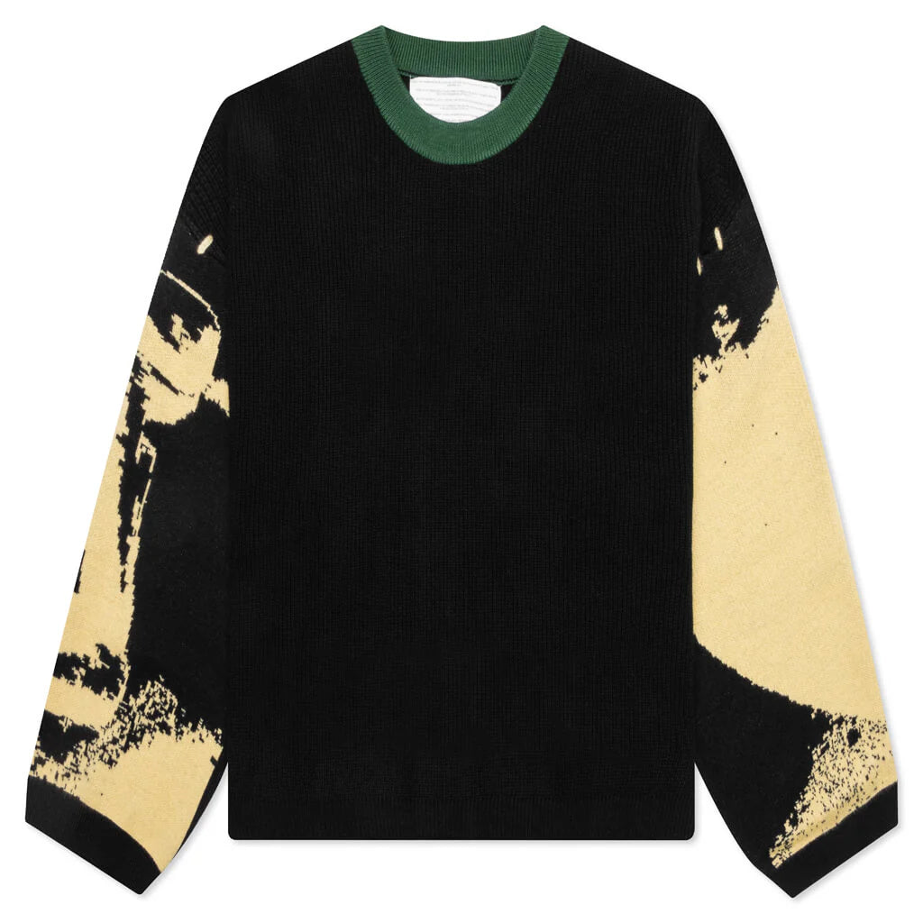 Ornaments Knit Sweater Green Black
