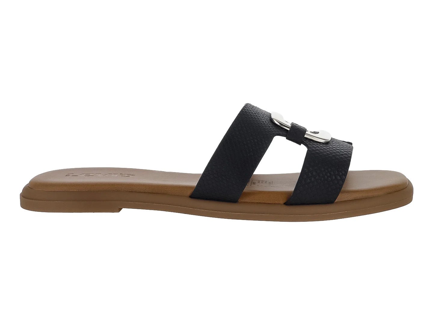 Sandalias Levis Negro Serpiente para Mujer