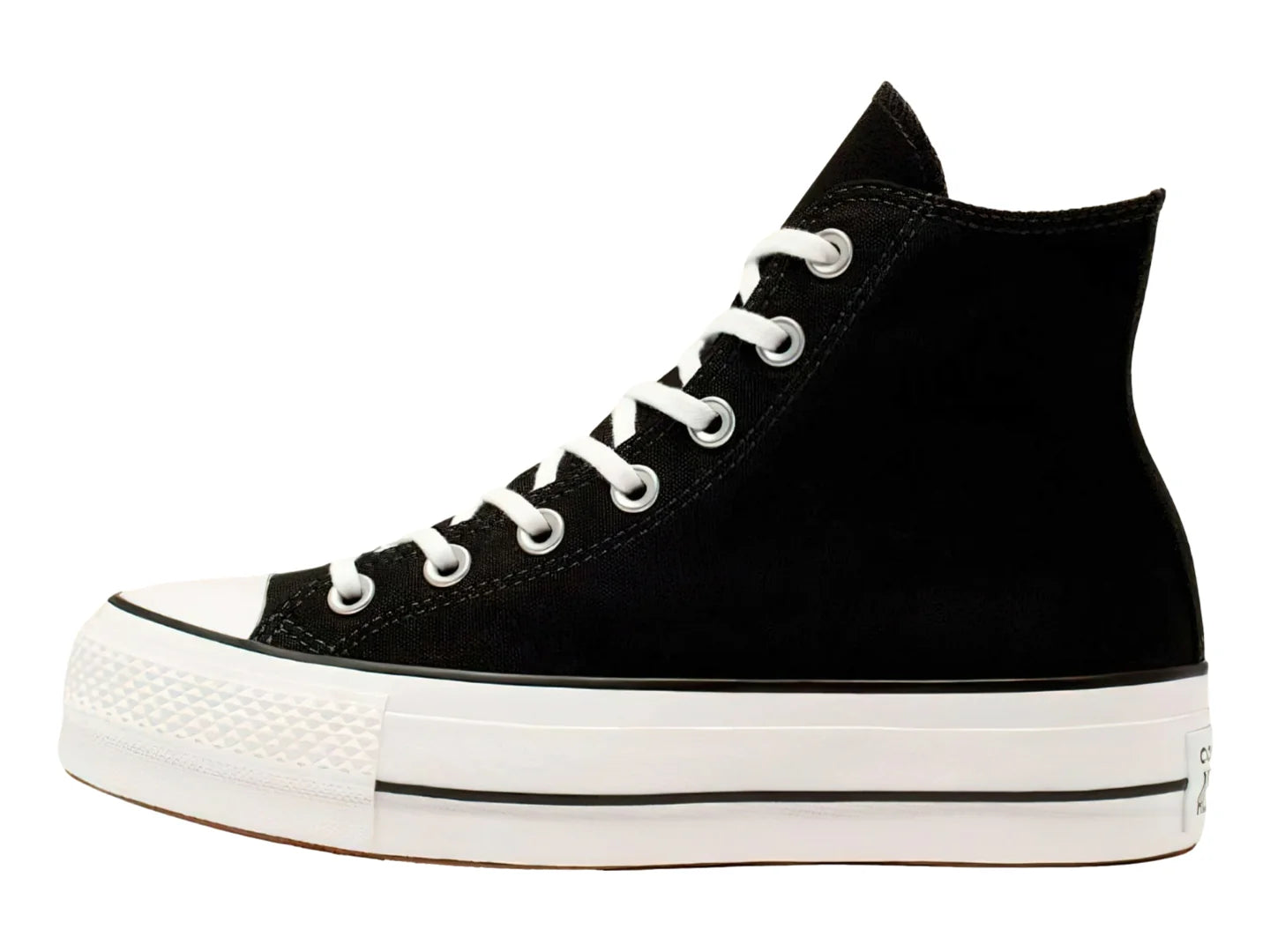 Tenis Converse CTAS Lift Hi Negros y Blancos para Mujer