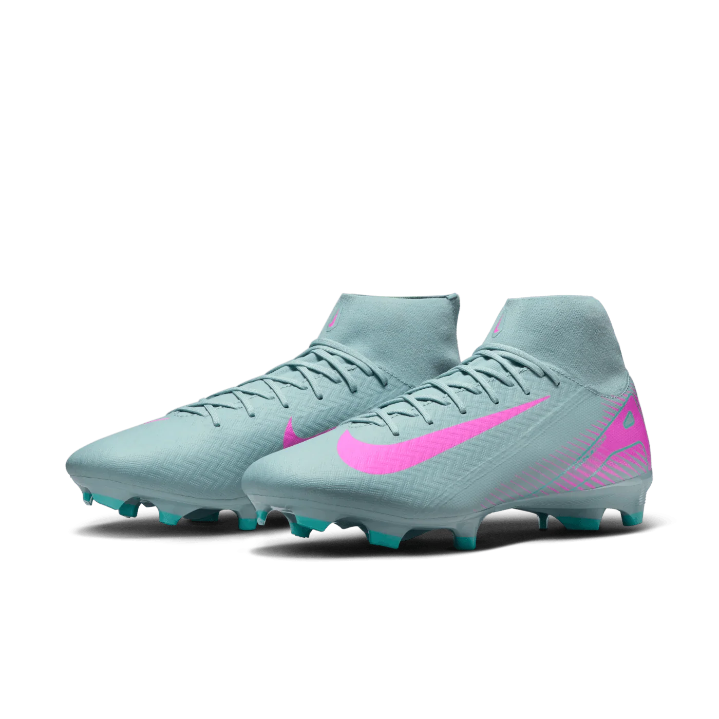 Nike Zoom Mercurial Superfly 10 Academy FG MG Multi Ground Football Boots Ocean Cube Pink Blast
