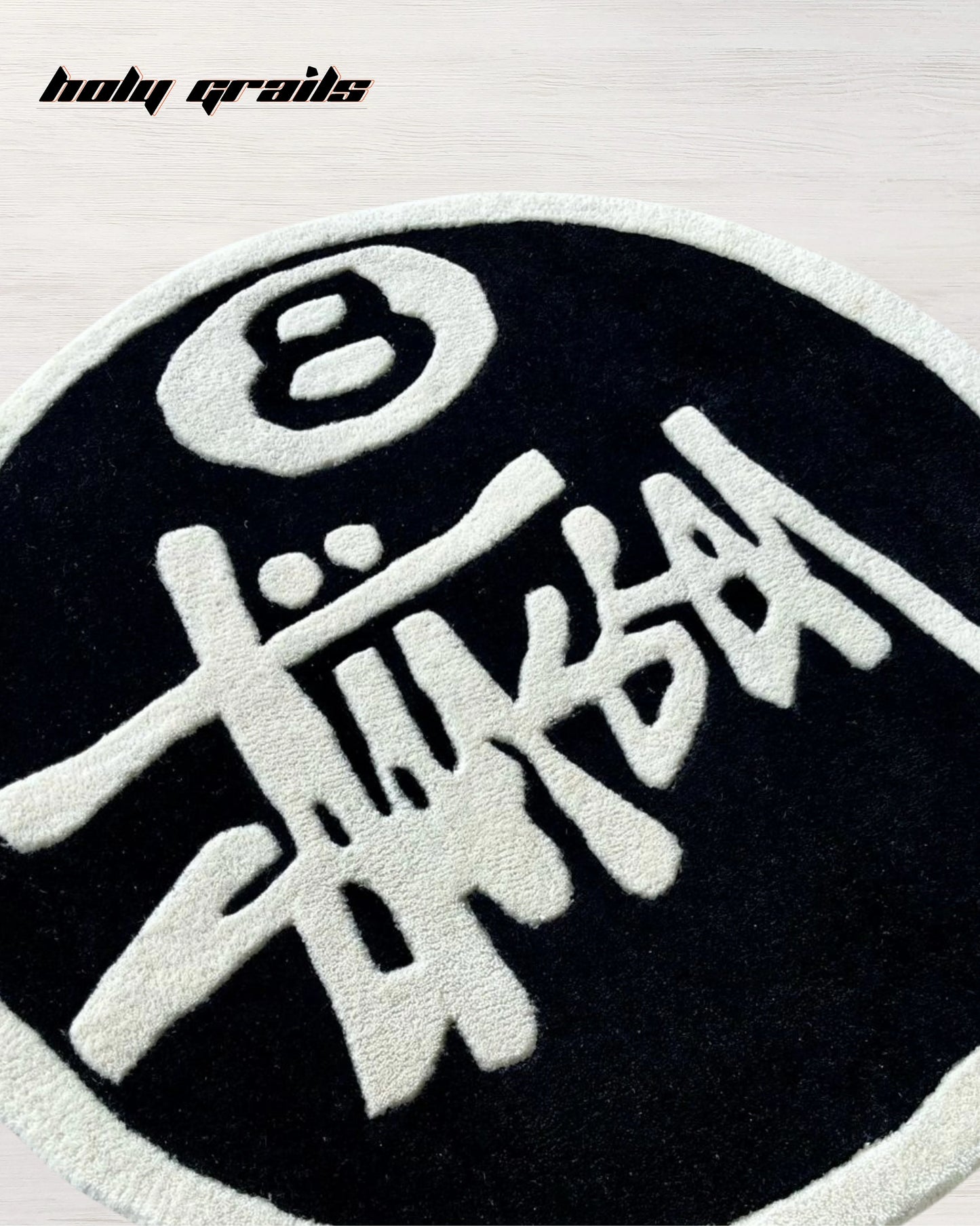 Stussy 8 Ball Hand Tufted Rug