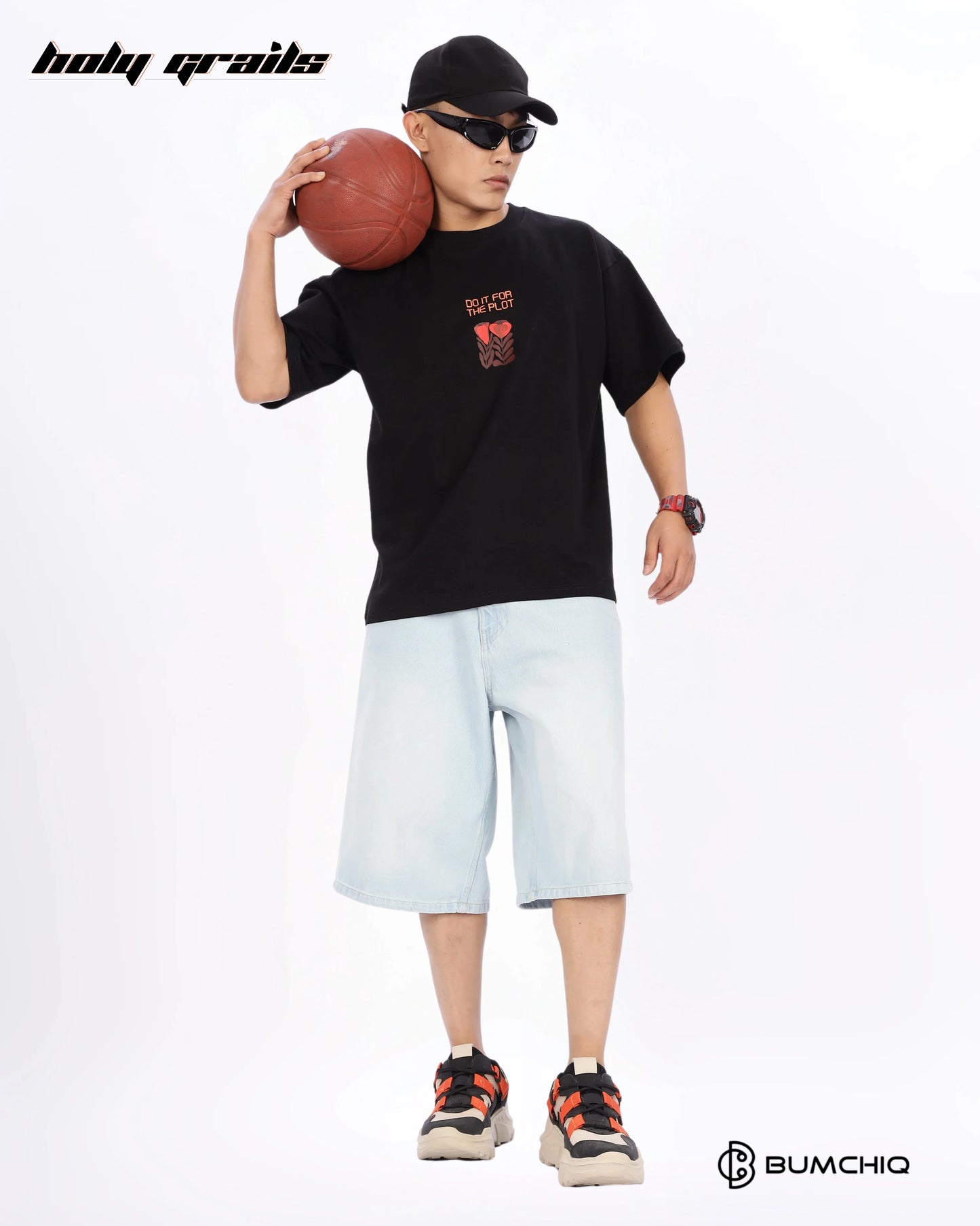 Blondie Black Oversize Tee HG x Bumchiq